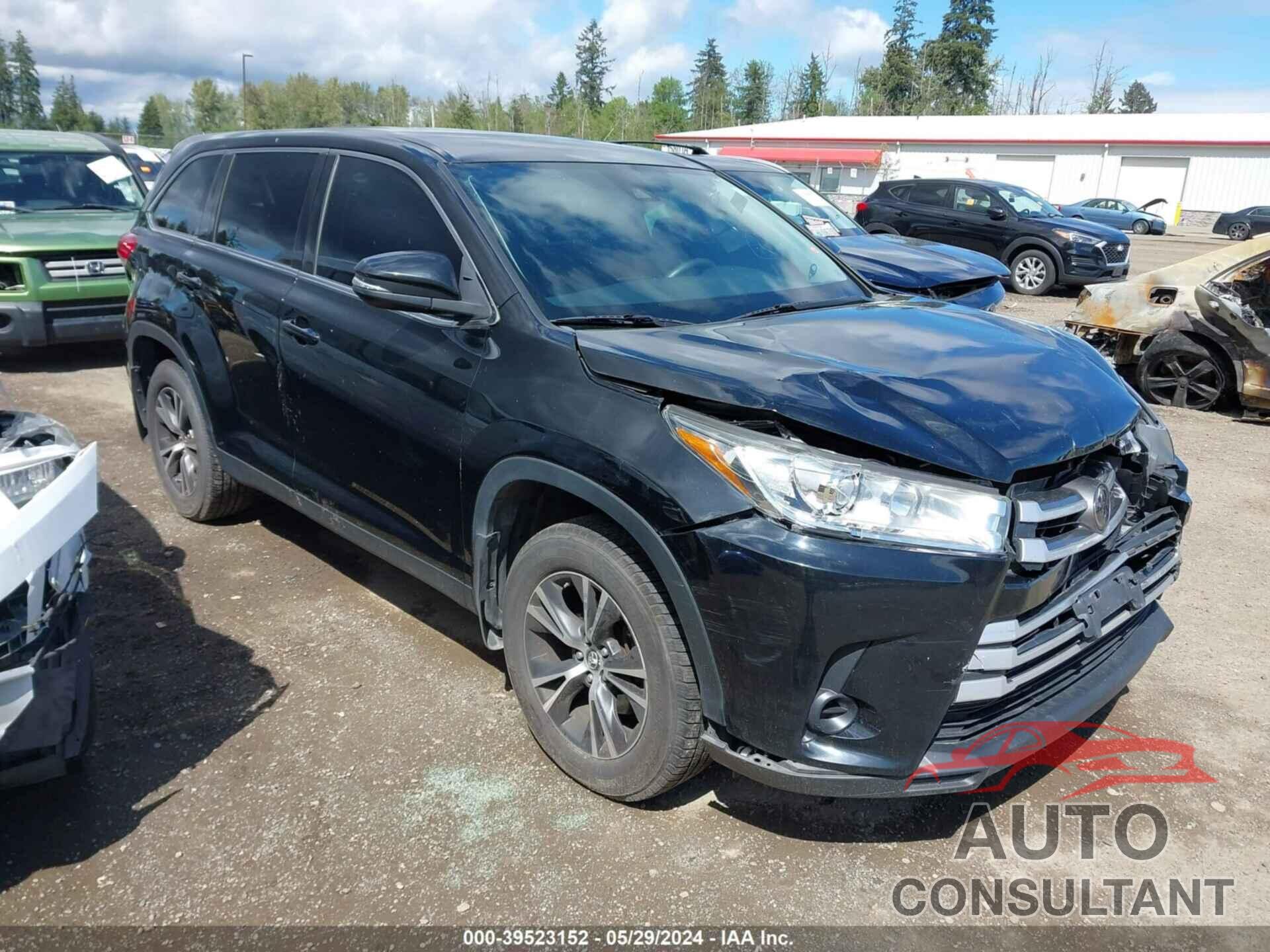 TOYOTA HIGHLANDER 2019 - 5TDBZRFH6KS954722