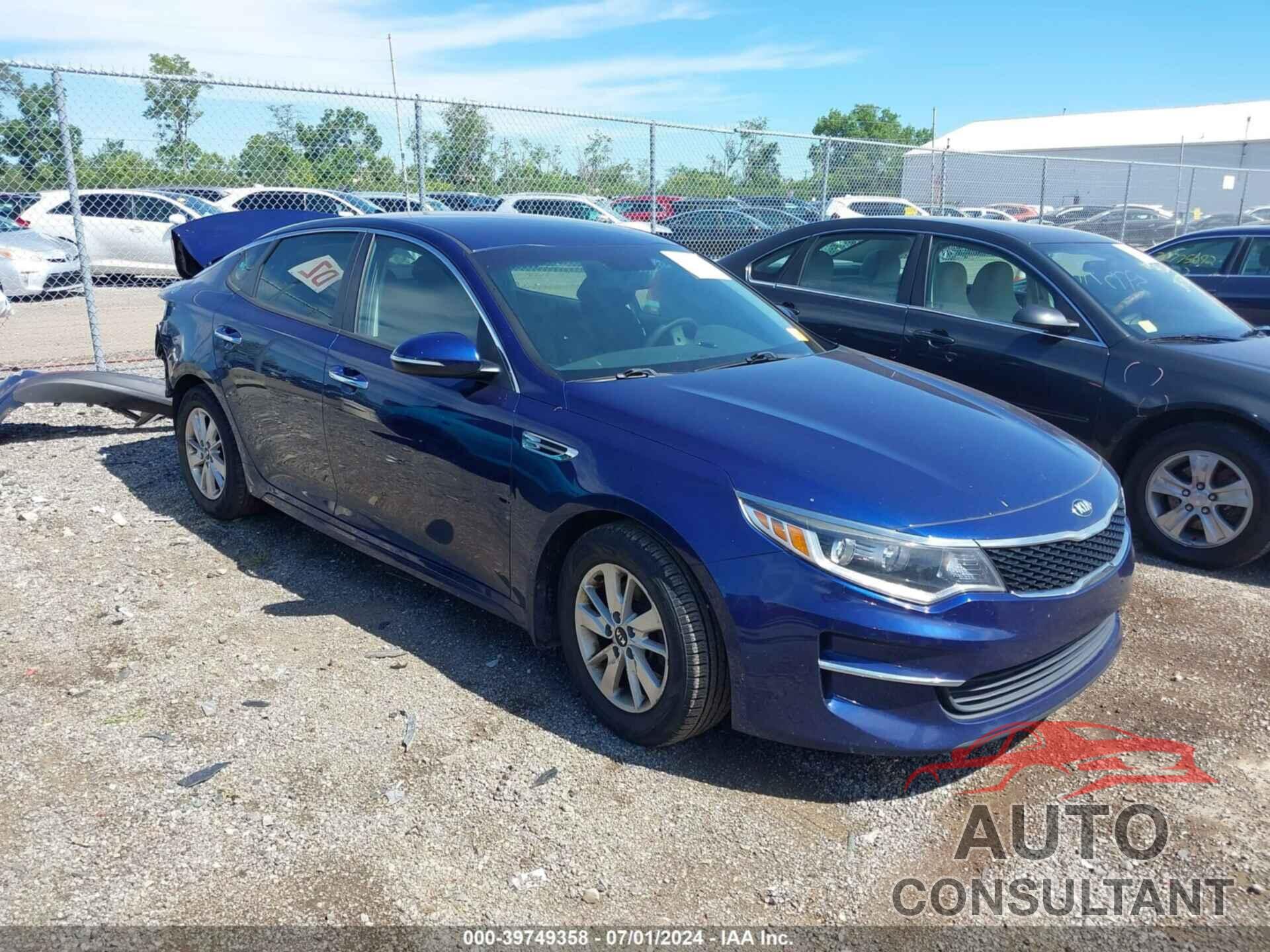 KIA OPTIMA 2018 - 5XXGT4L3XJG230759