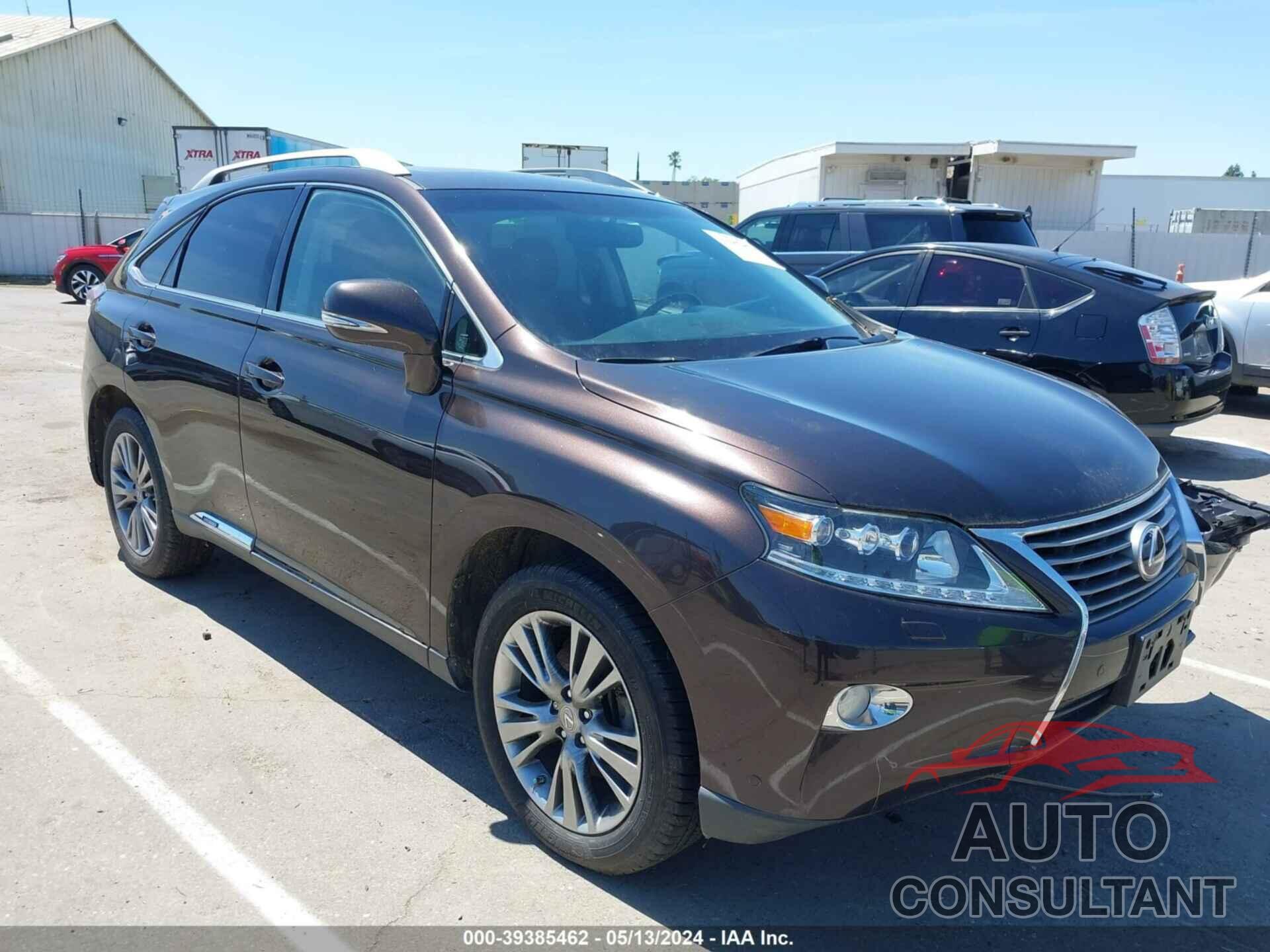 LEXUS RX 450H 2014 - JTJBC1BA7E2458283