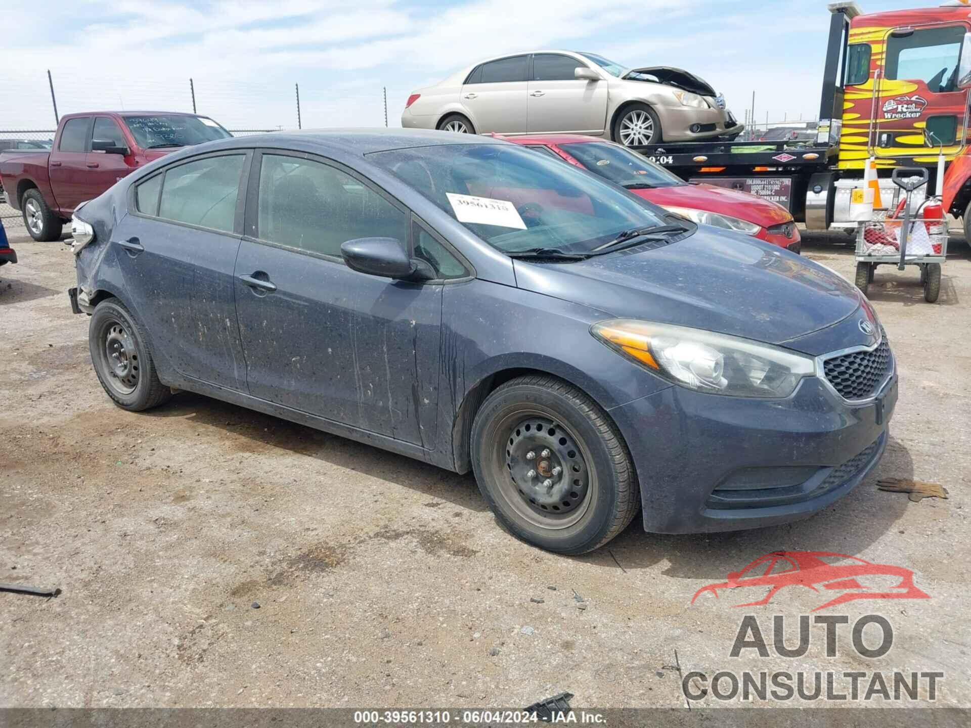 KIA FORTE 2016 - KNAFK4A62G5608420
