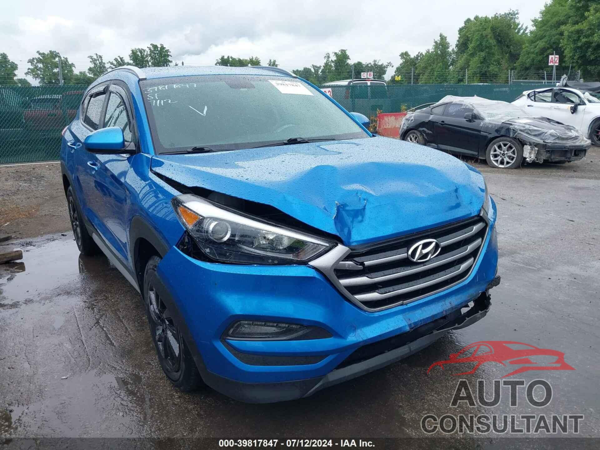 HYUNDAI TUCSON 2017 - KM8J3CA46HU488885