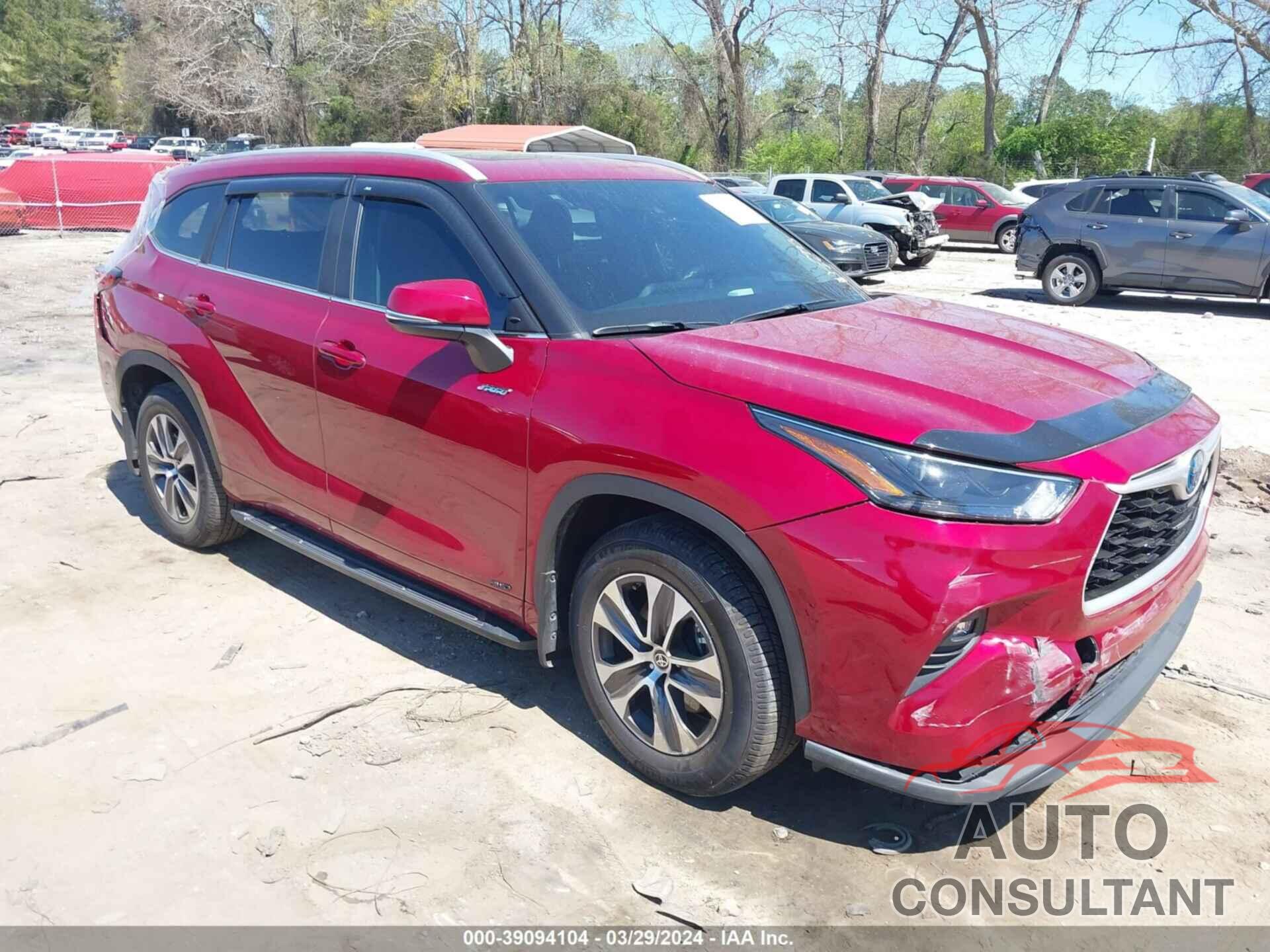 TOYOTA HIGHLANDER 2023 - 5TDKBRCH5PS562993