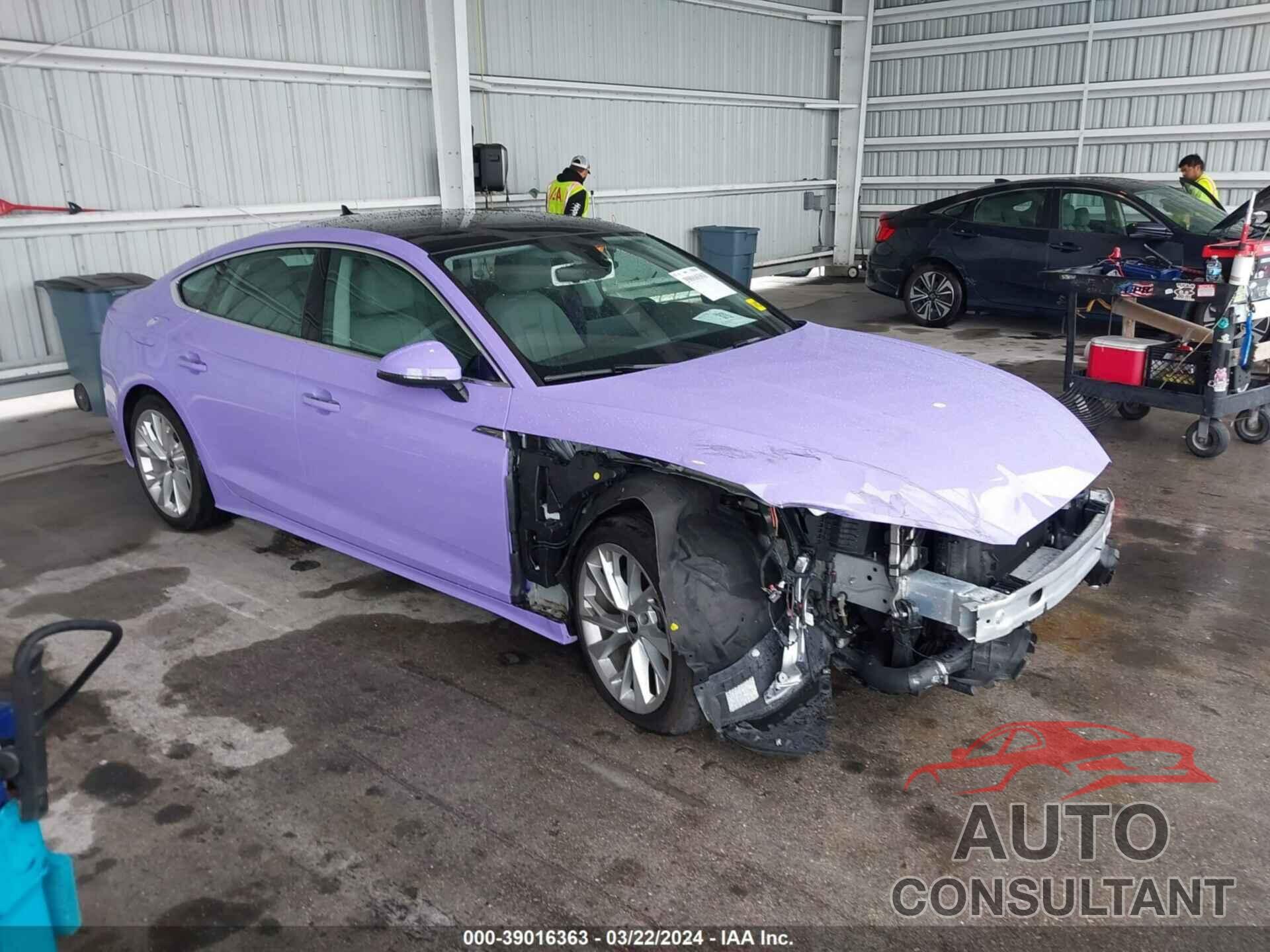 AUDI A5 SPORTBACK 2021 - WAUABCF5XMA037380