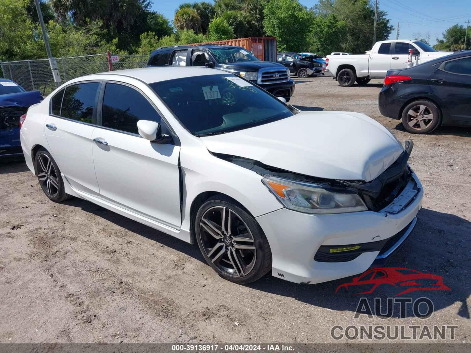 HONDA ACCORD 2017 - 1HGCR2F12HA103359