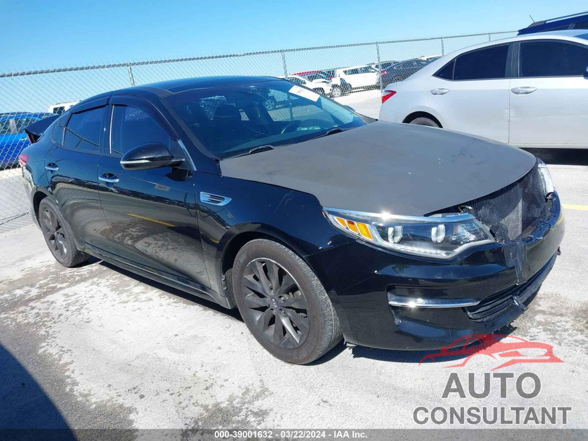 KIA OPTIMA 2016 - 5XXGU4L36GG111337