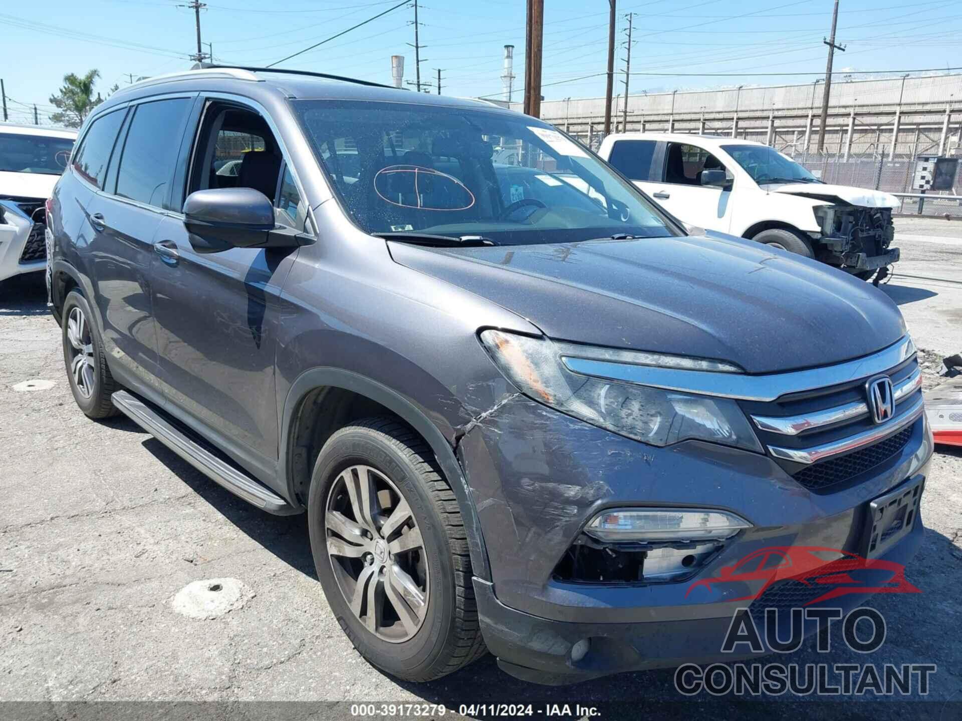 HONDA PILOT 2017 - 5FNYF5H56HB026193