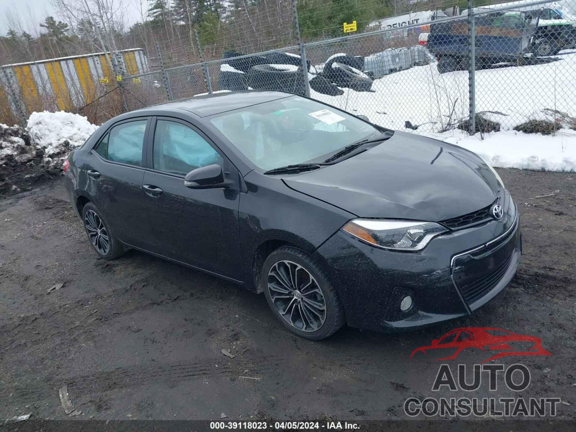 TOYOTA COROLLA 2016 - 2T1BURHE4GC708592