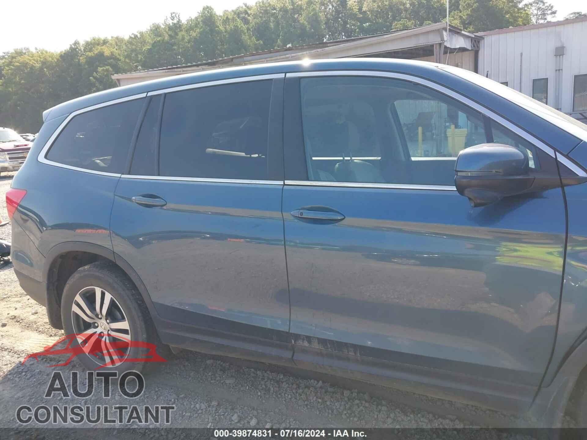 HONDA PILOT 2016 - 5FNYF5H54GB016275
