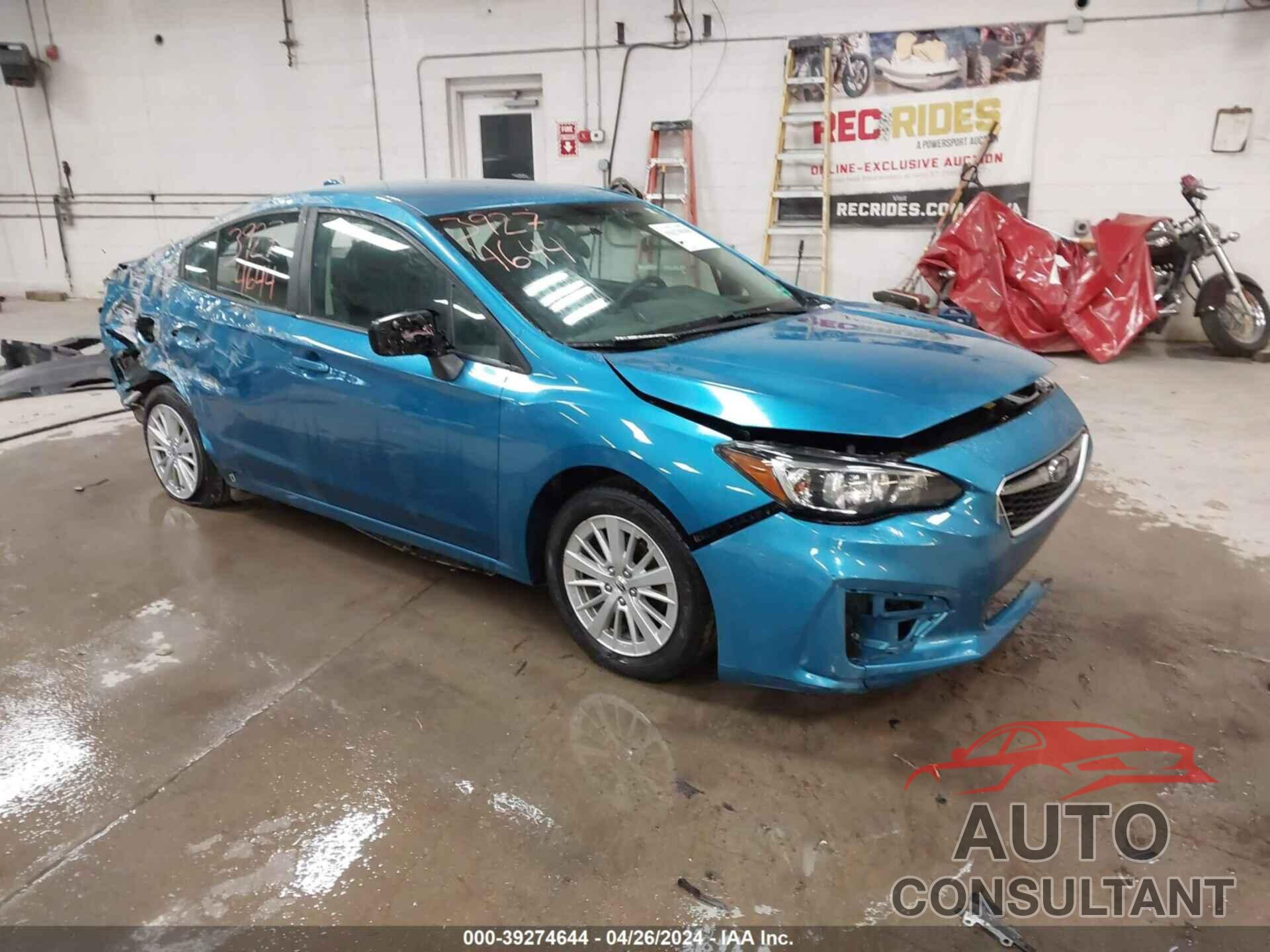 SUBARU IMPREZA 2018 - 4S3GKAD60J3623602