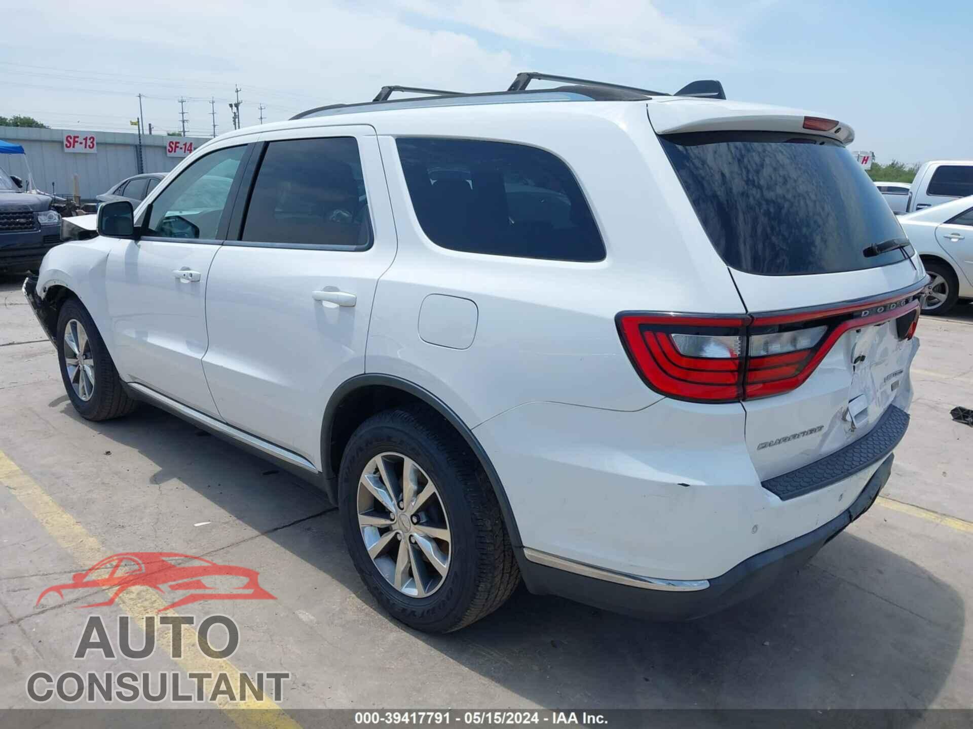 DODGE DURANGO 2015 - 1C4RDHDGXFC740289