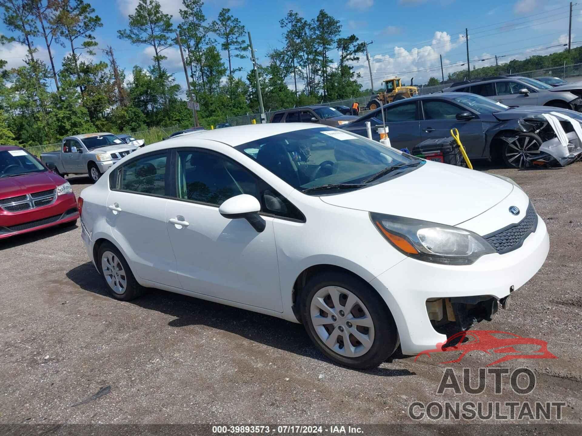 KIA RIO 2017 - KNADM4A34H6029898