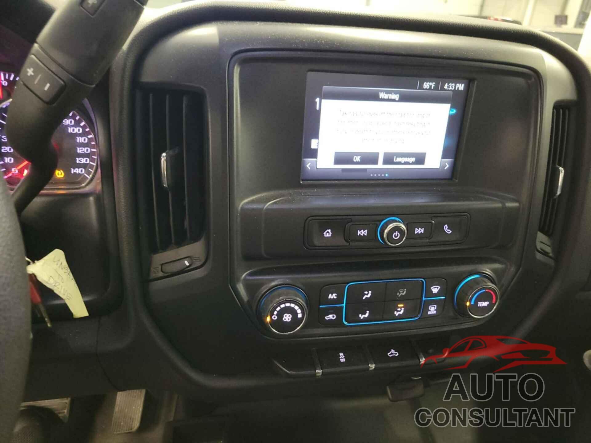 CHEVROLET SILVERADO 2017 - 1GC2KUEG6HZ369758