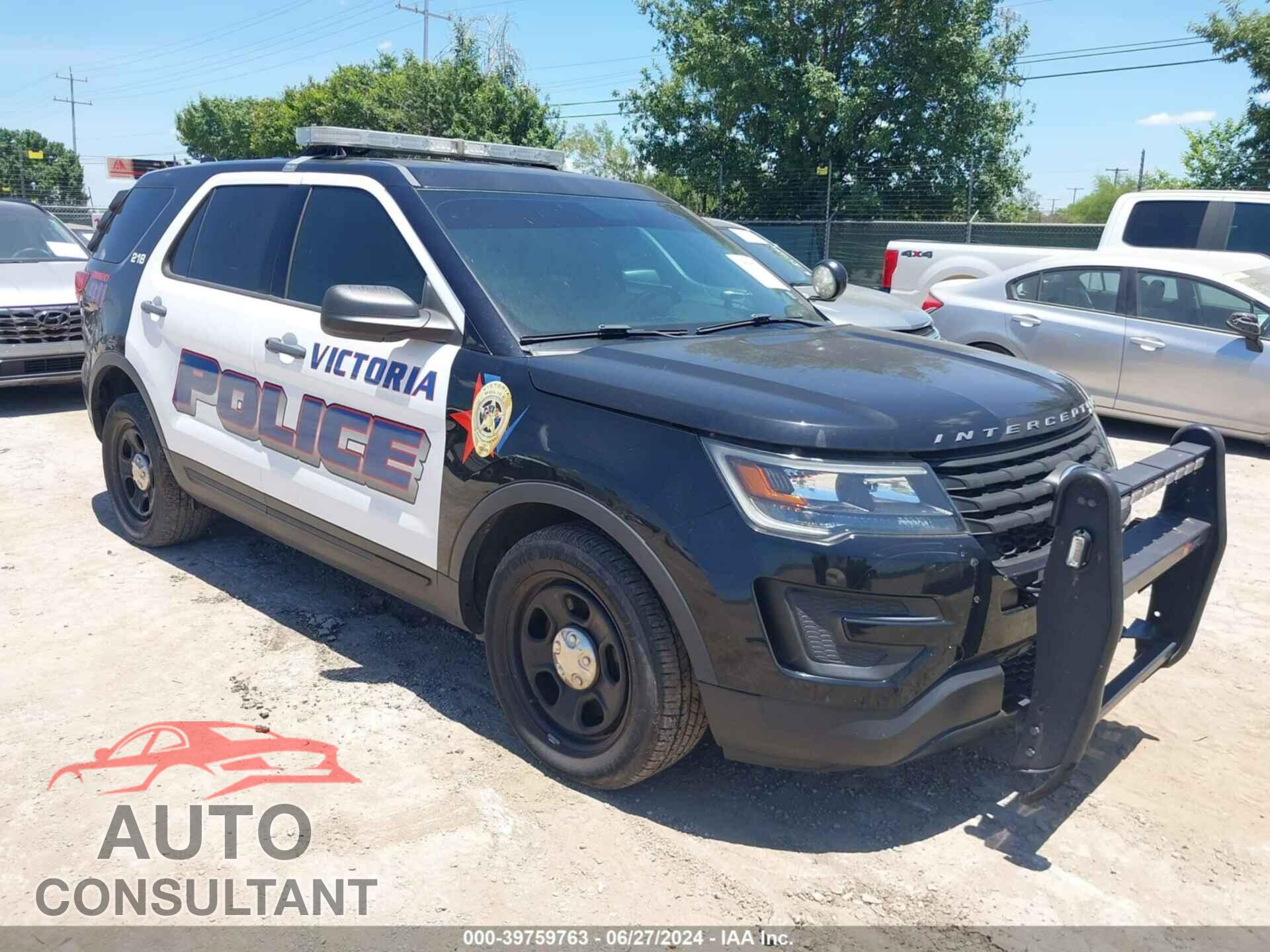 FORD POLICE INTERCEPTOR UTILITY 2018 - 1FM5K8AT8JGB19085