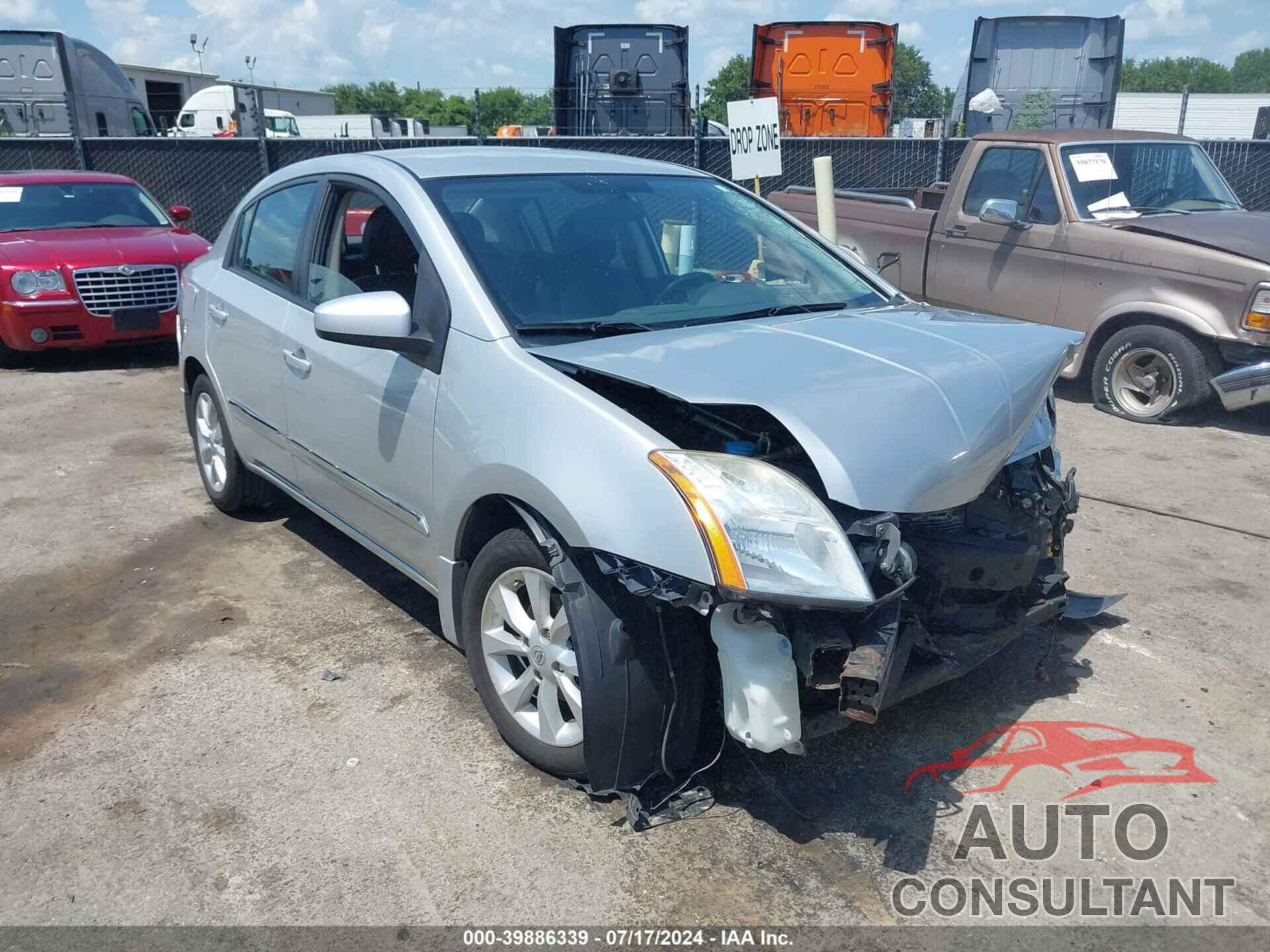 NISSAN SENTRA 2012 - 3N1AB6AP5CL661109