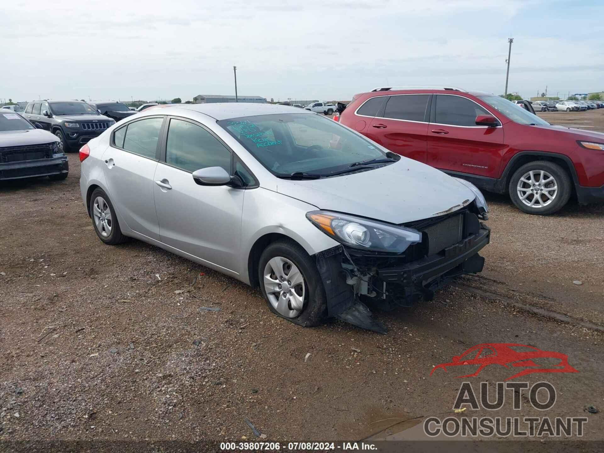 KIA FORTE 2016 - KNAFK4A60G5484146