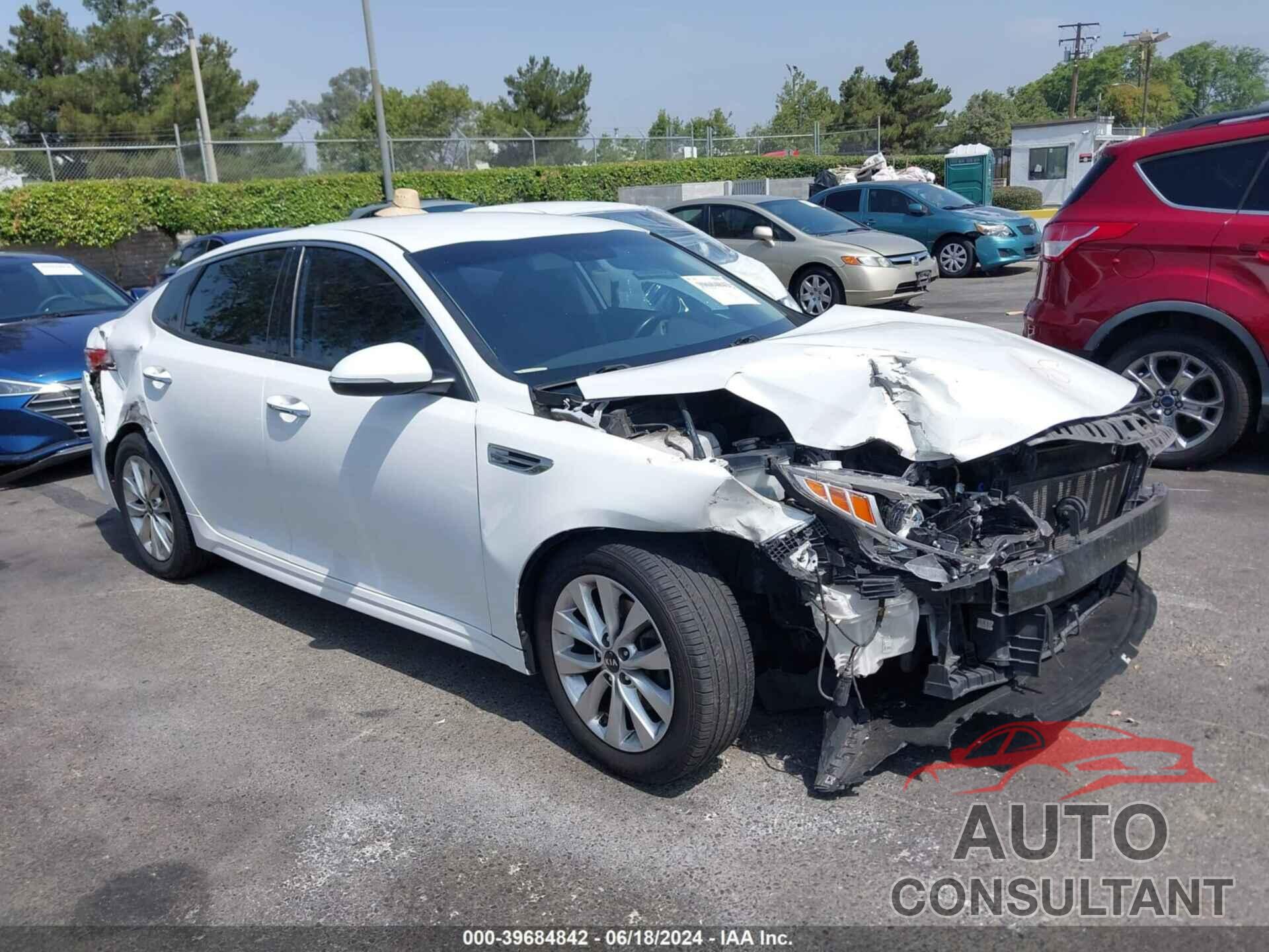 KIA OPTIMA 2017 - 5XXGU4L31HG172421