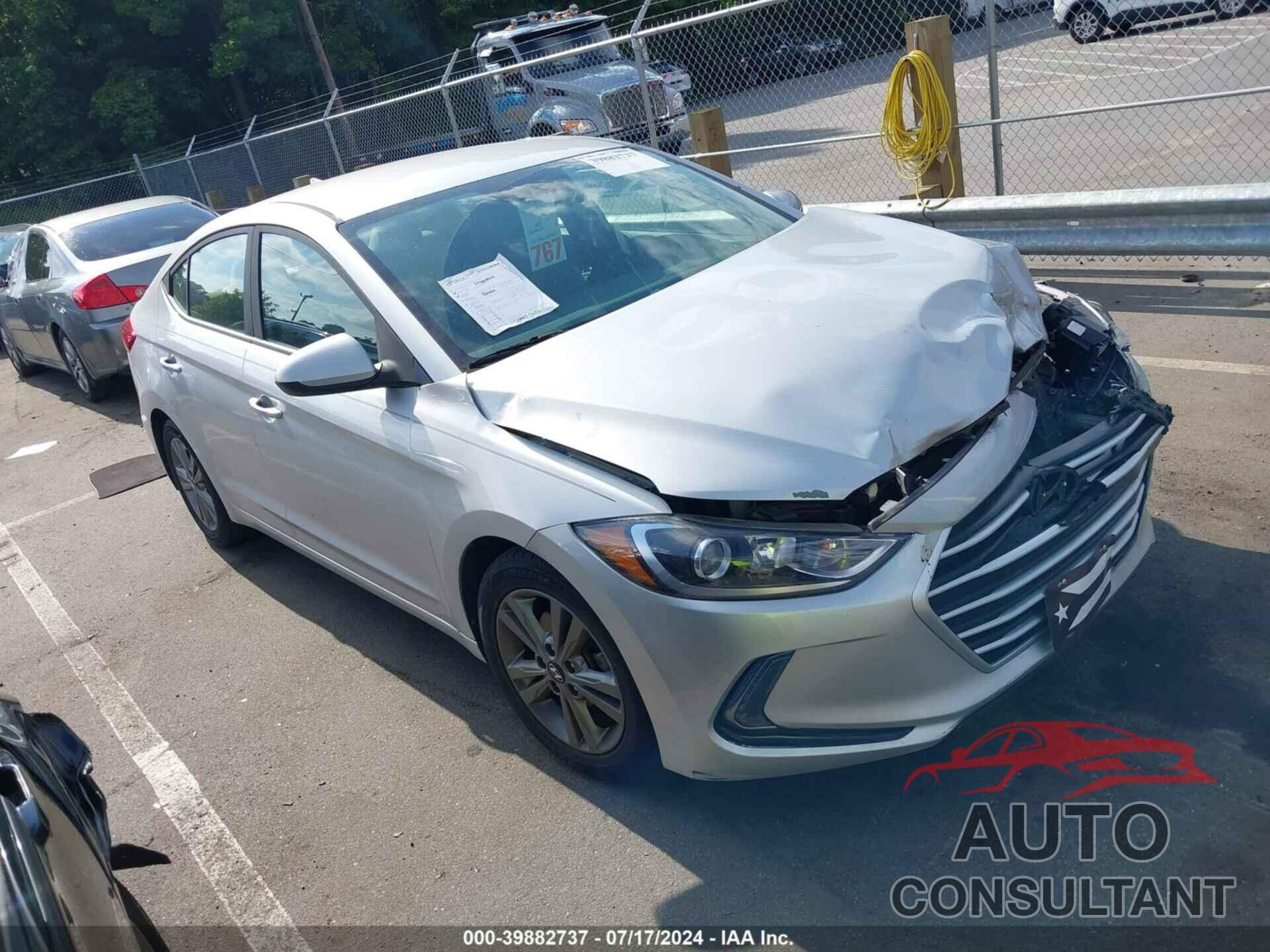 HYUNDAI ELANTRA 2017 - 5NPD84LF9HH015449