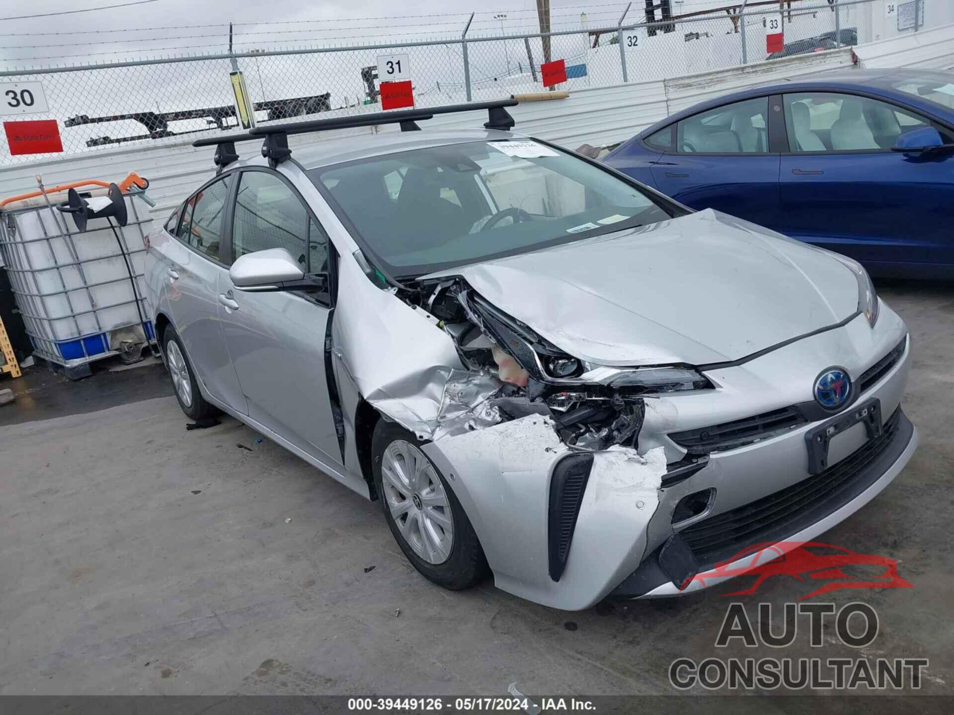 TOYOTA PRIUS 2020 - JTDKARFU3L3113979