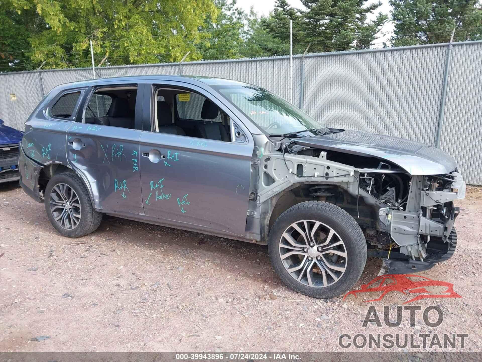 MITSUBISHI OUTLANDER 2016 - JA4AZ3A35GZ022550