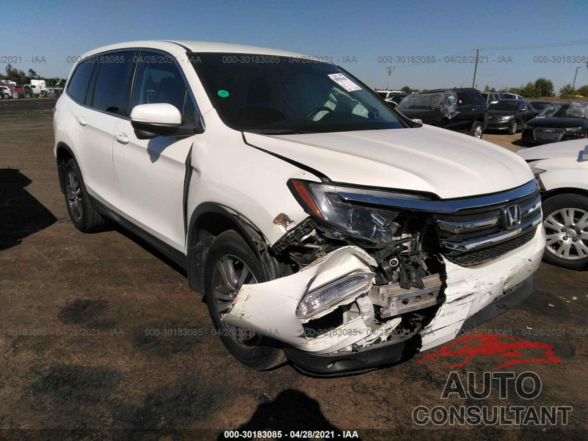 HONDA PILOT 2017 - 5FNYF5H32HB028229