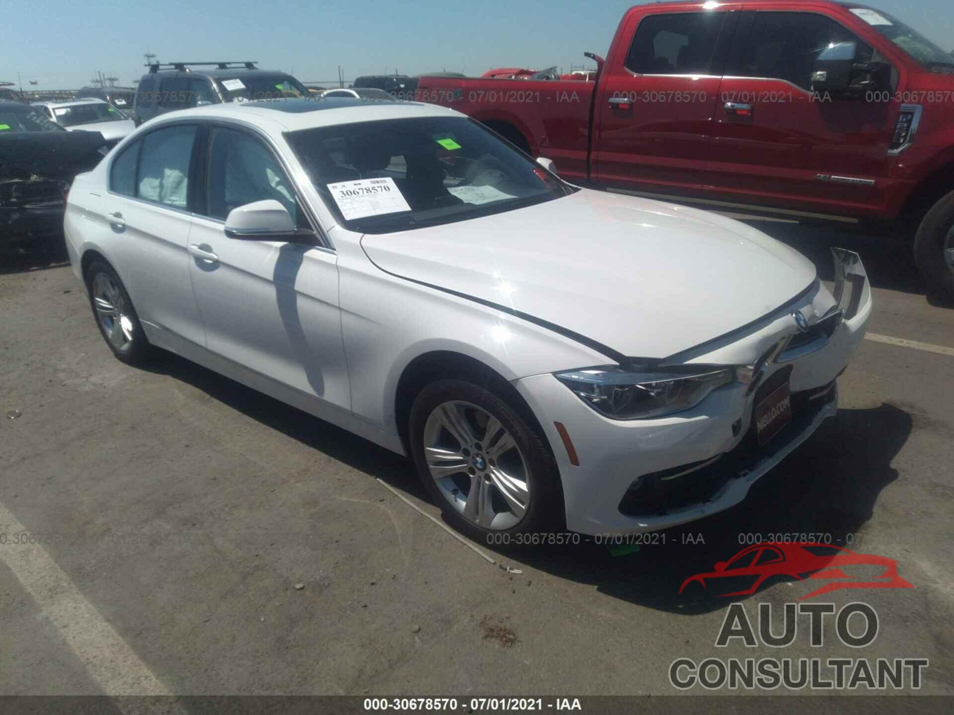 BMW 3 SERIES 2018 - WBA8B9G51JNU96740