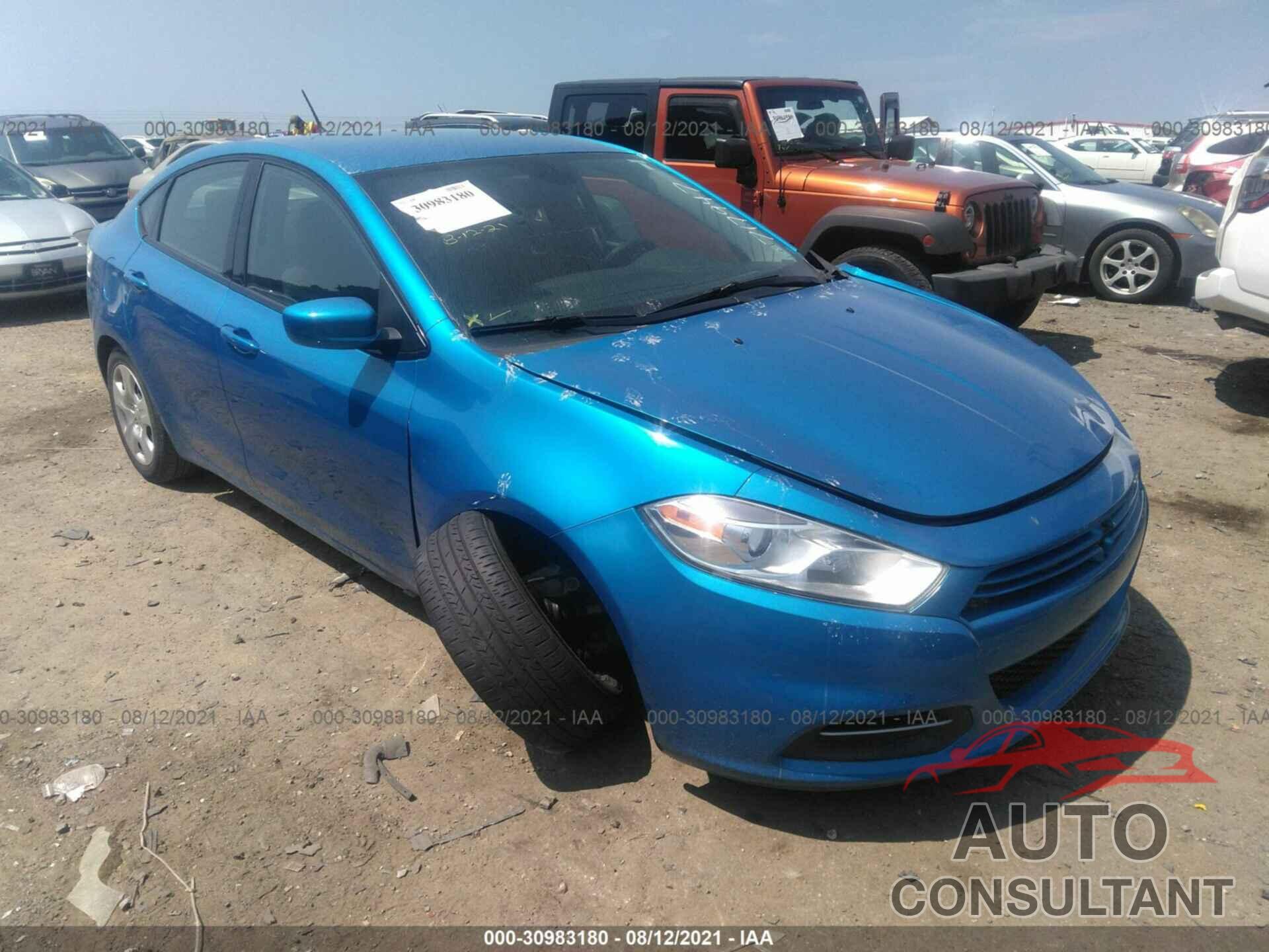 DODGE DART 2016 - 1C3CDFAA3GD717947