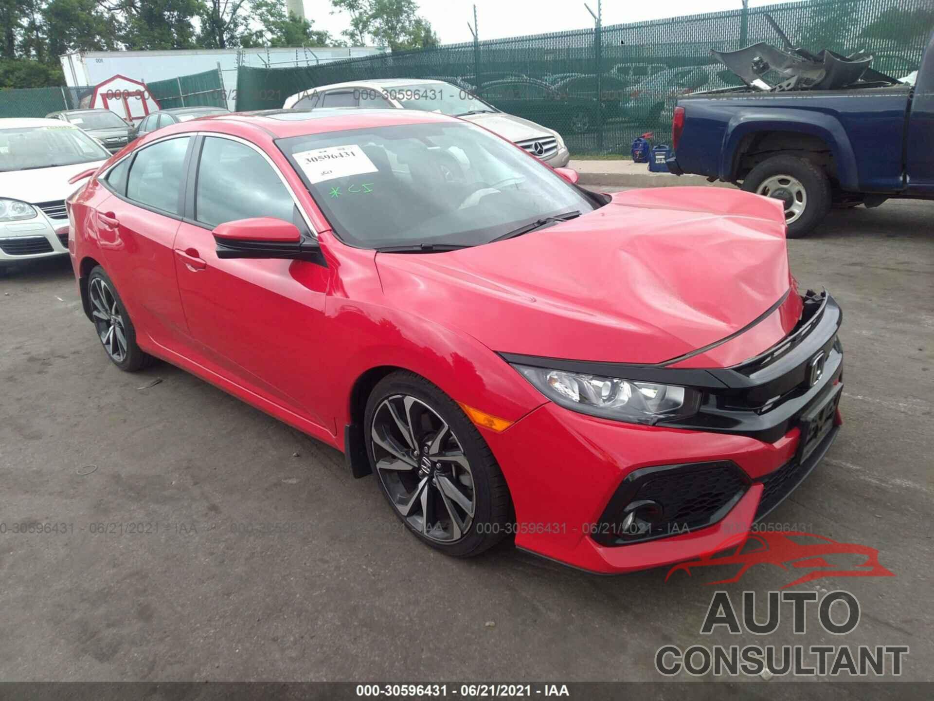 HONDA CIVIC SI SEDAN 2019 - 2HGFC1E57KH706085