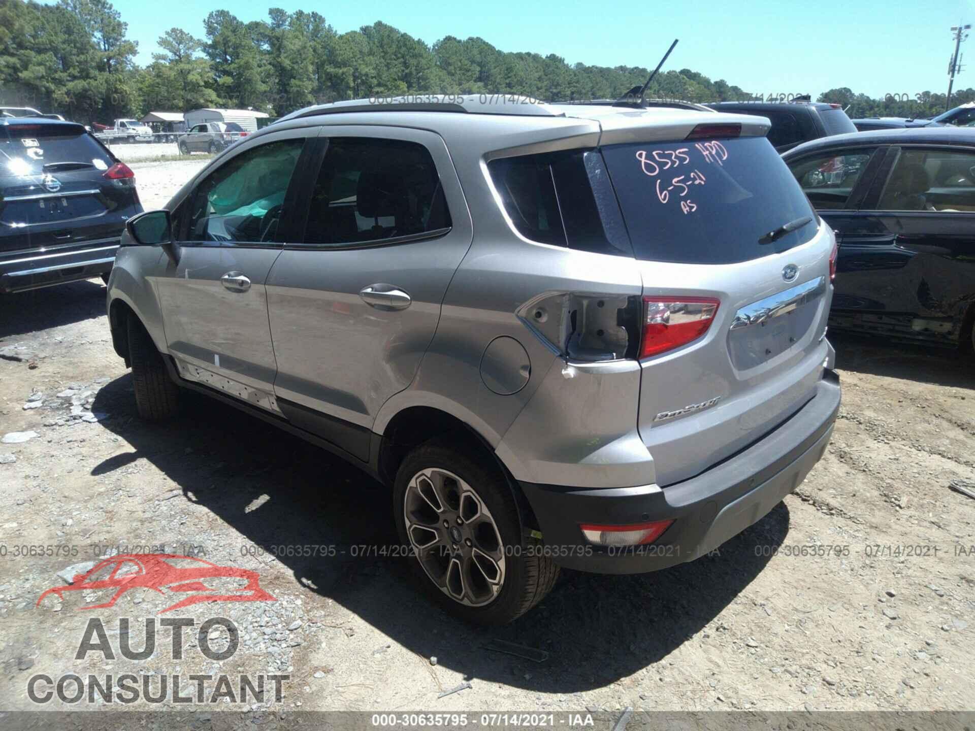 FORD ECOSPORT 2020 - MAJ6S3KL3LC328535