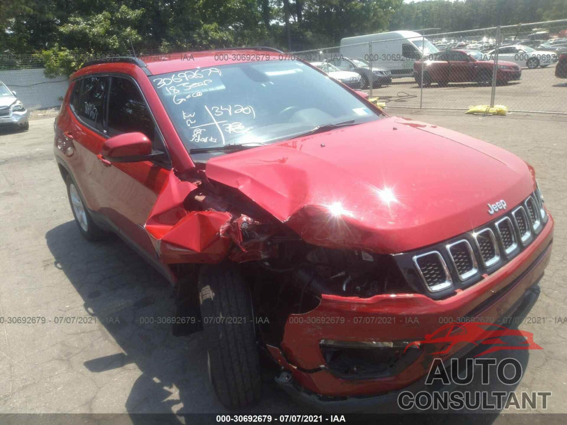 JEEP COMPASS 2018 - 3C4NJDBB6JT112234