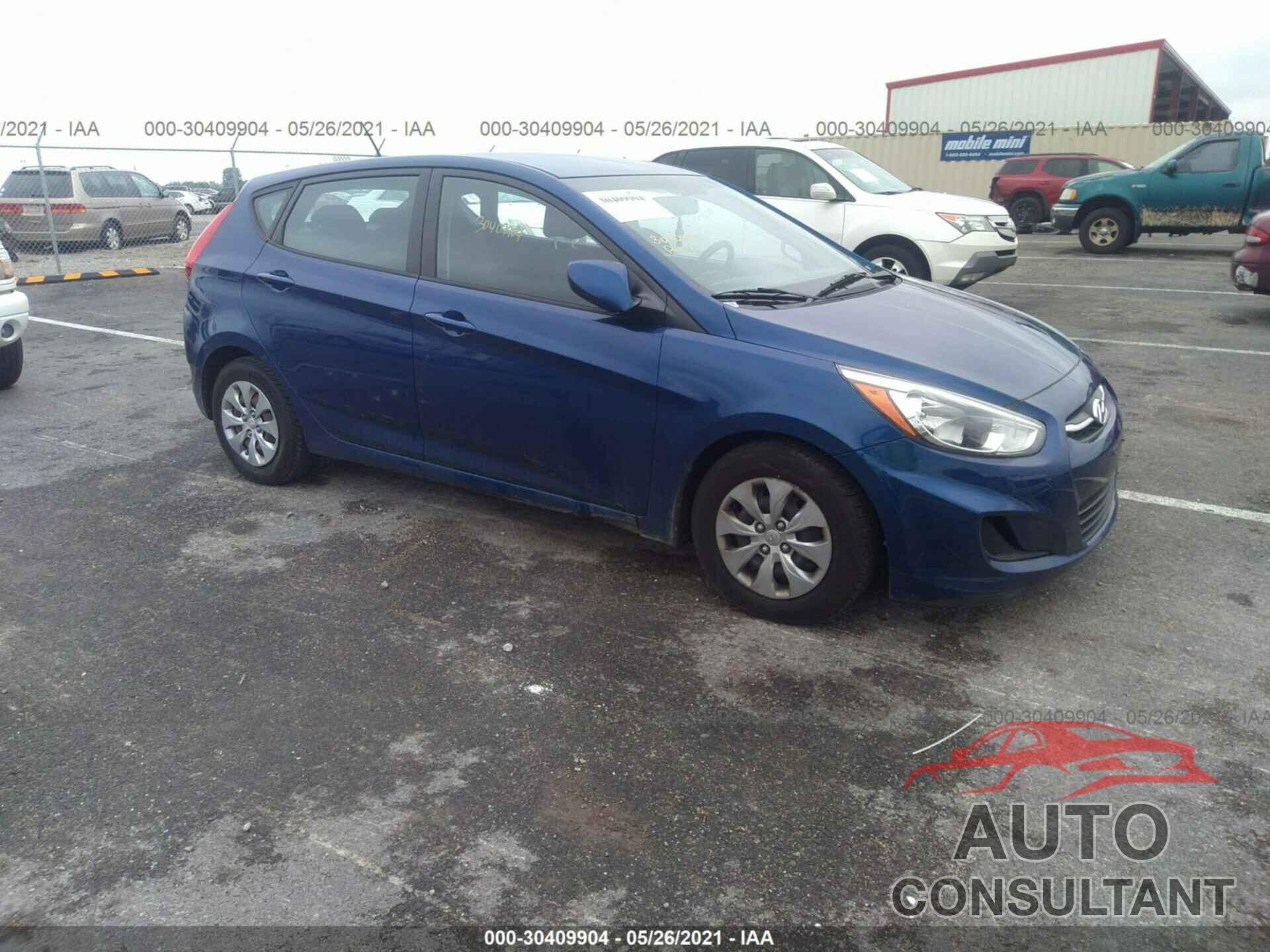 HYUNDAI ACCENT 2016 - KMHCT5AE2GU253024
