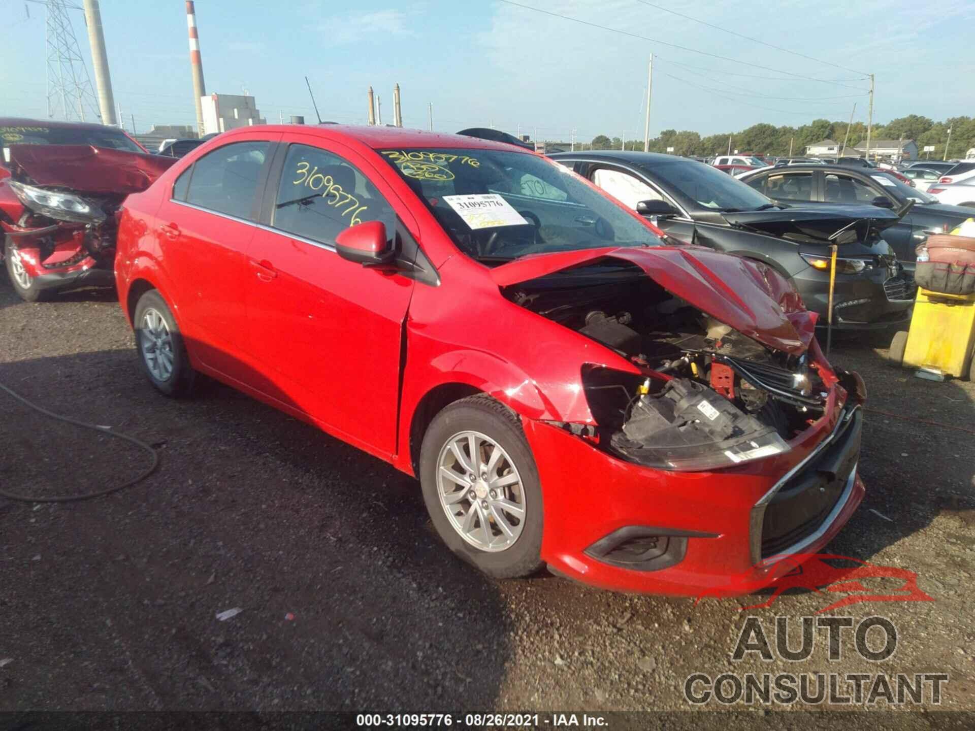 CHEVROLET SONIC 2017 - 1G1JD5SH5H4113139