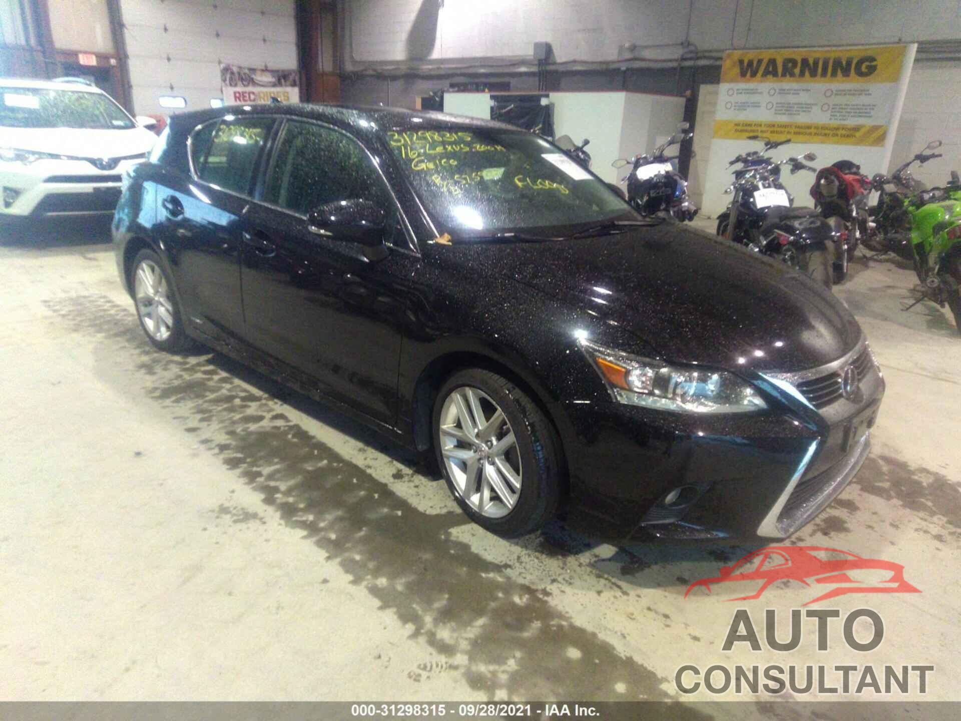 LEXUS CT 200H 2016 - JTHKD5BH1G2252088