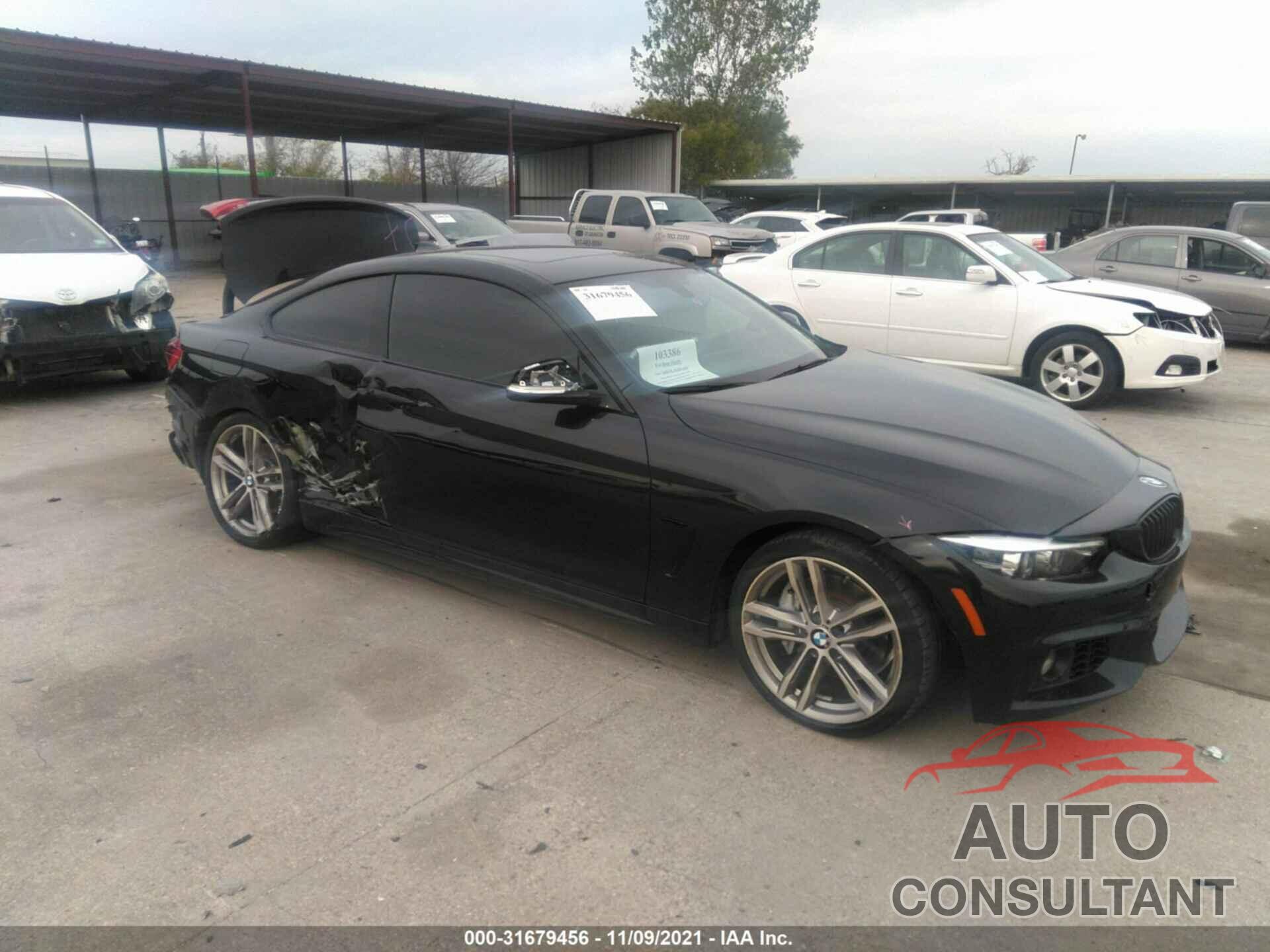 BMW 4 SERIES 2019 - WBA4W7C59KAG52449