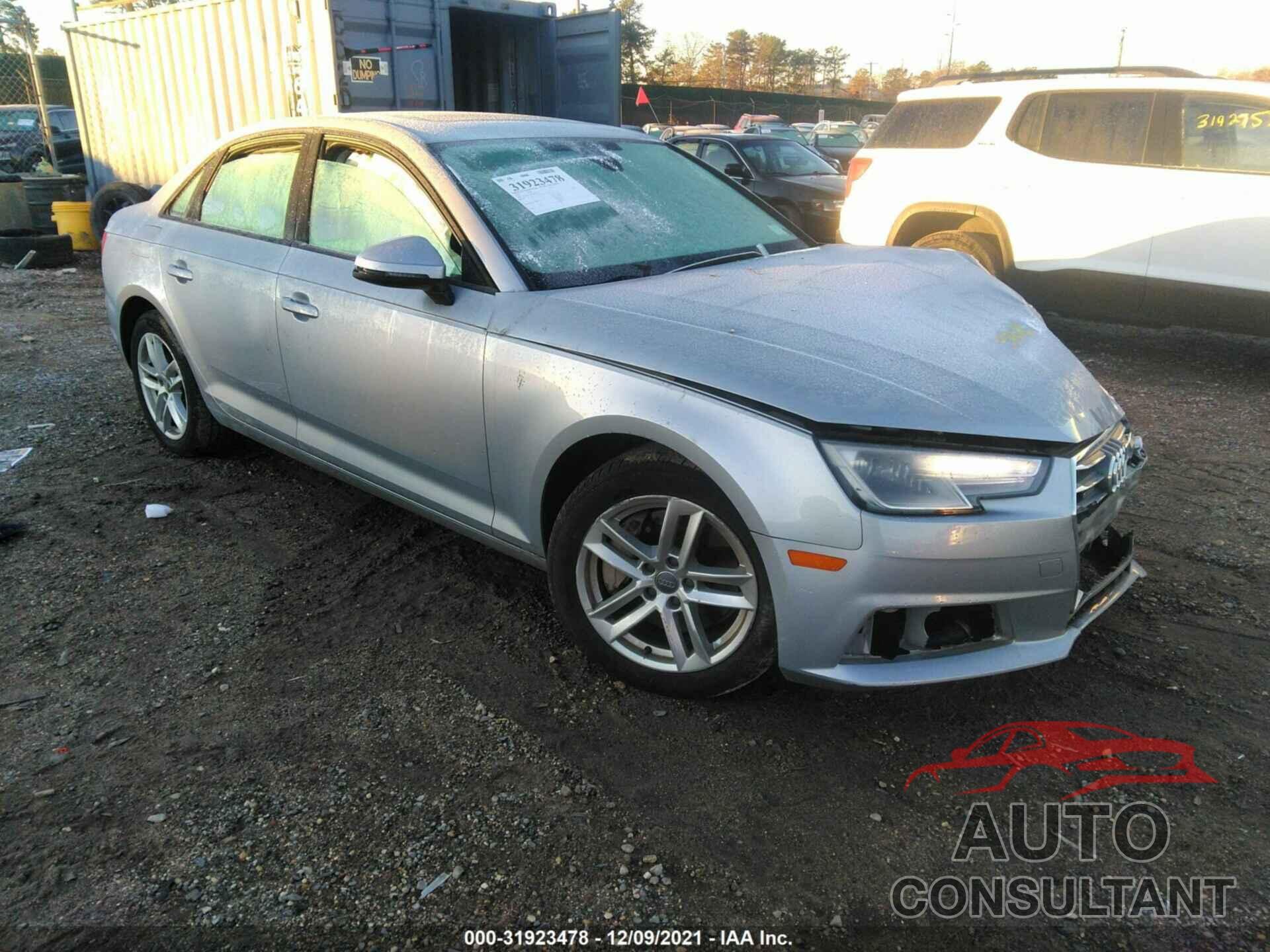 AUDI A4 2017 - WAUANAF46HN050273