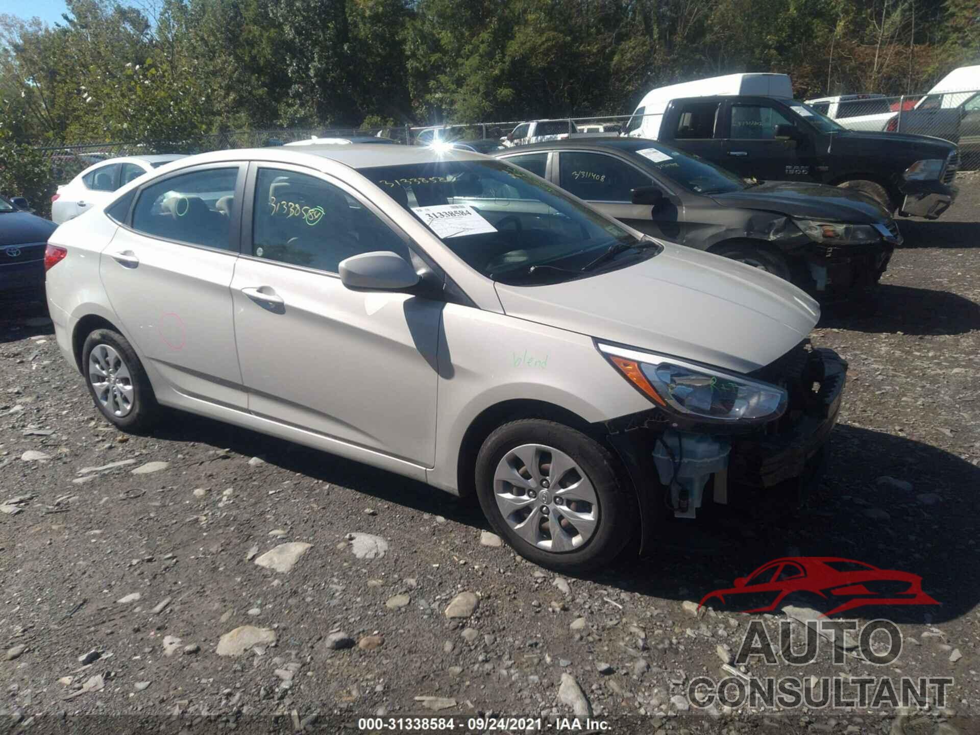 HYUNDAI ACCENT 2016 - KMHCT4AEXGU977831