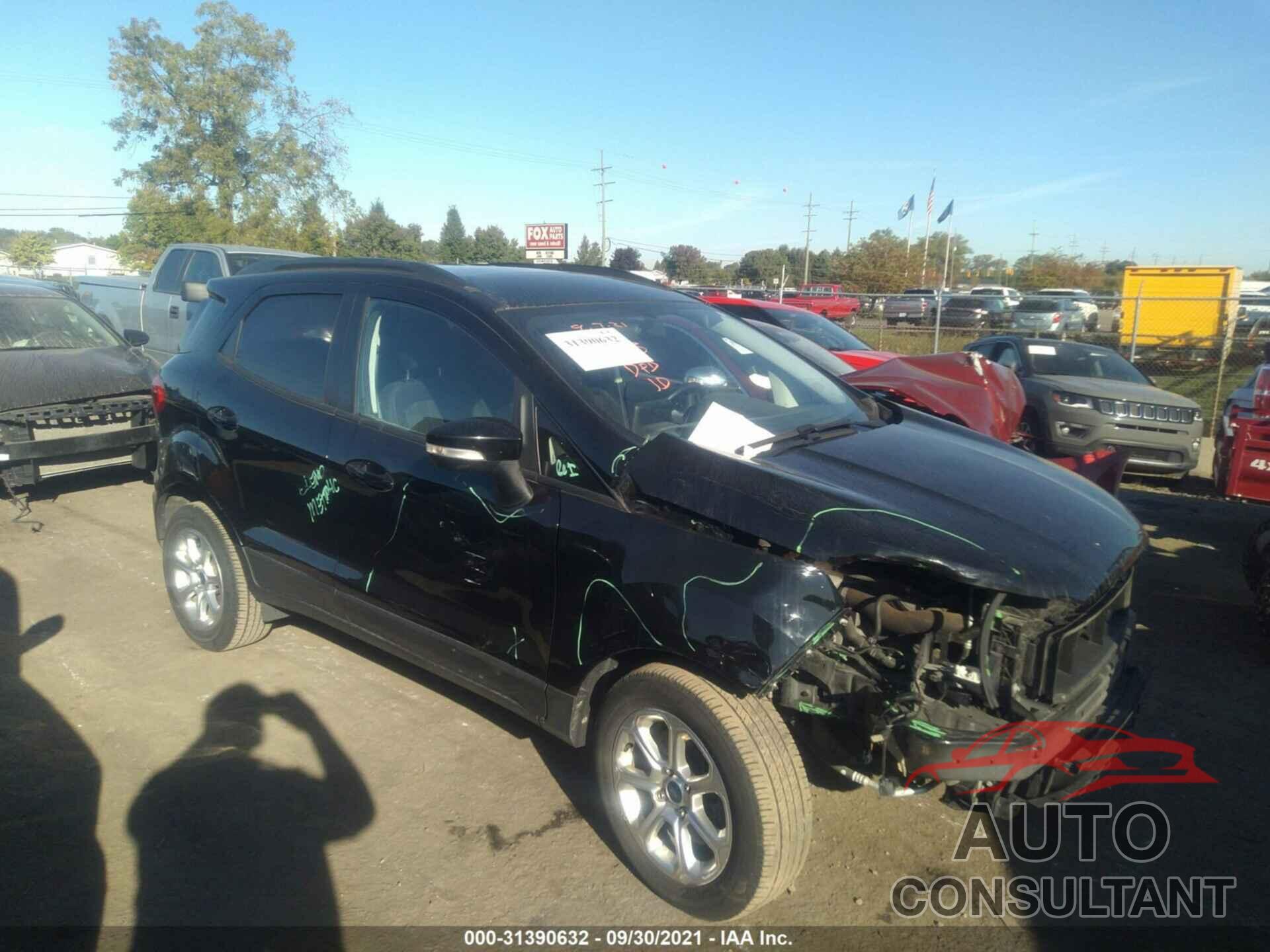 FORD ECOSPORT 2018 - MAJ3P1TE6JC224613