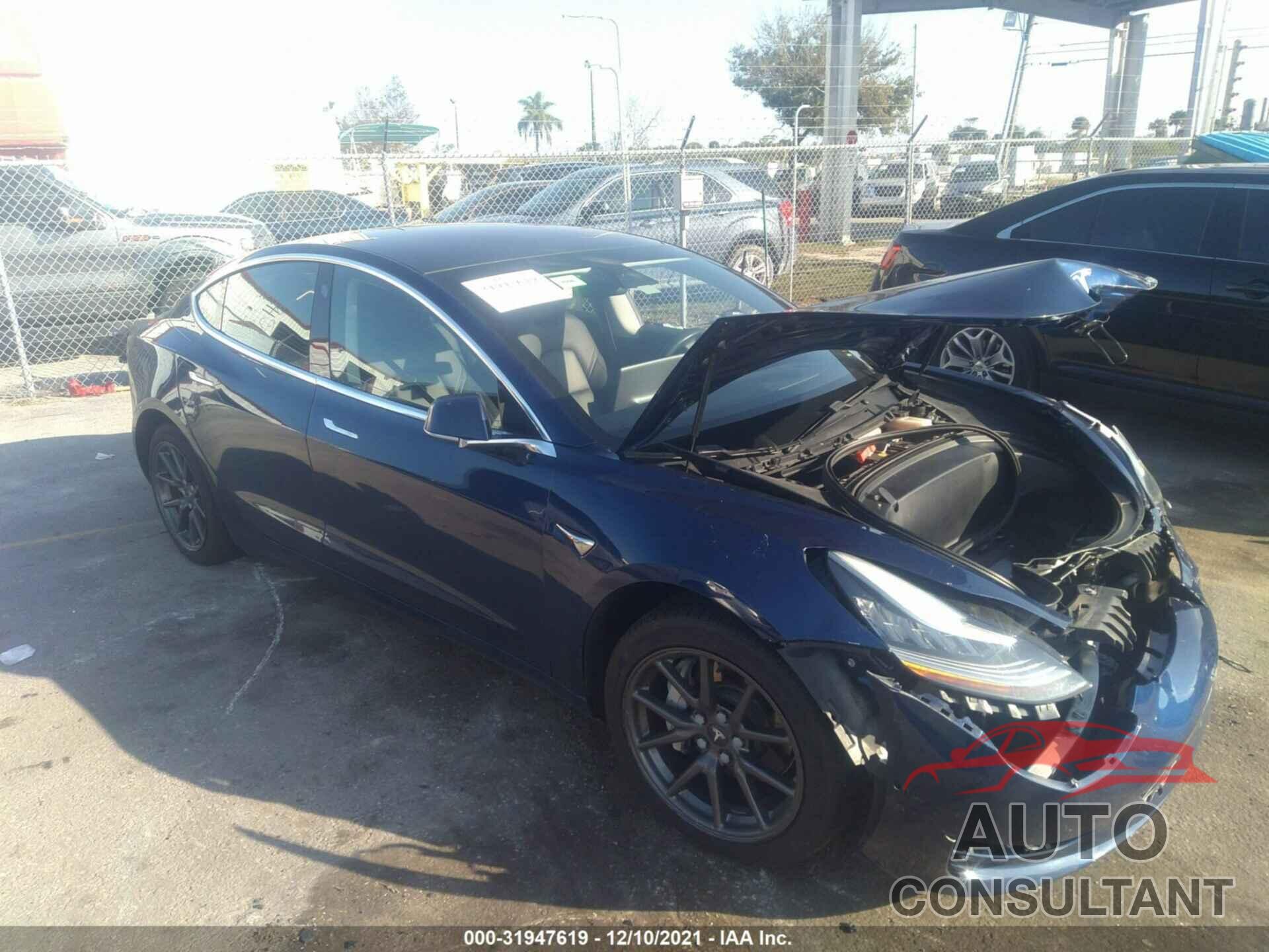 TESLA MODEL 3 2019 - 5YJ3E1EB2KF191410