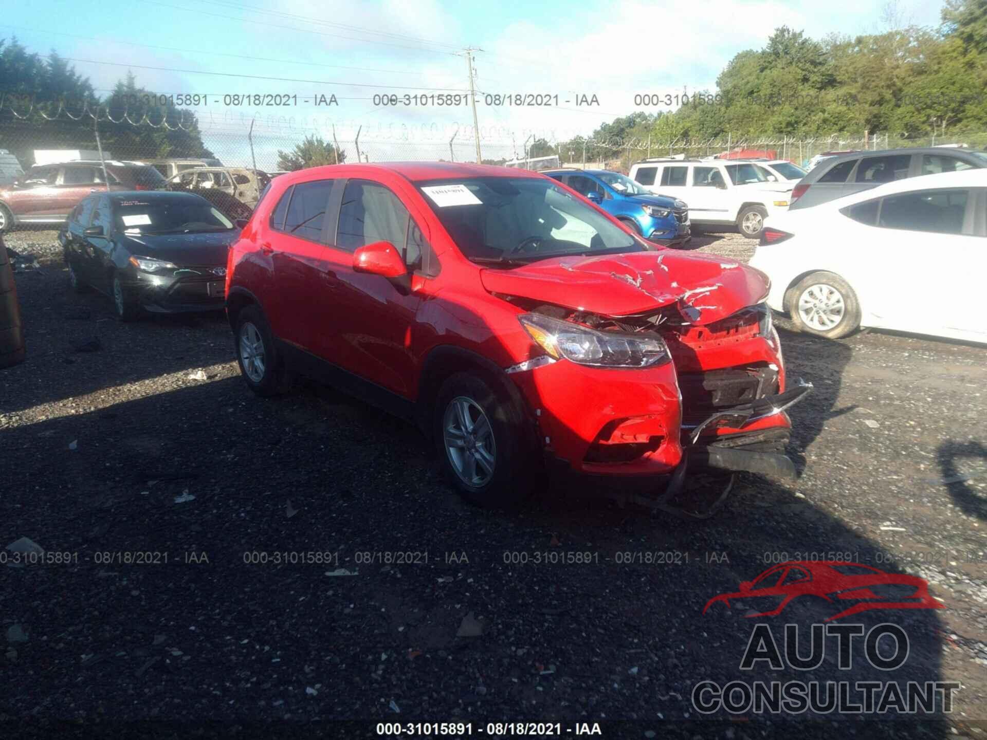 CHEVROLET TRAX 2020 - KL7CJKSB4LB333876