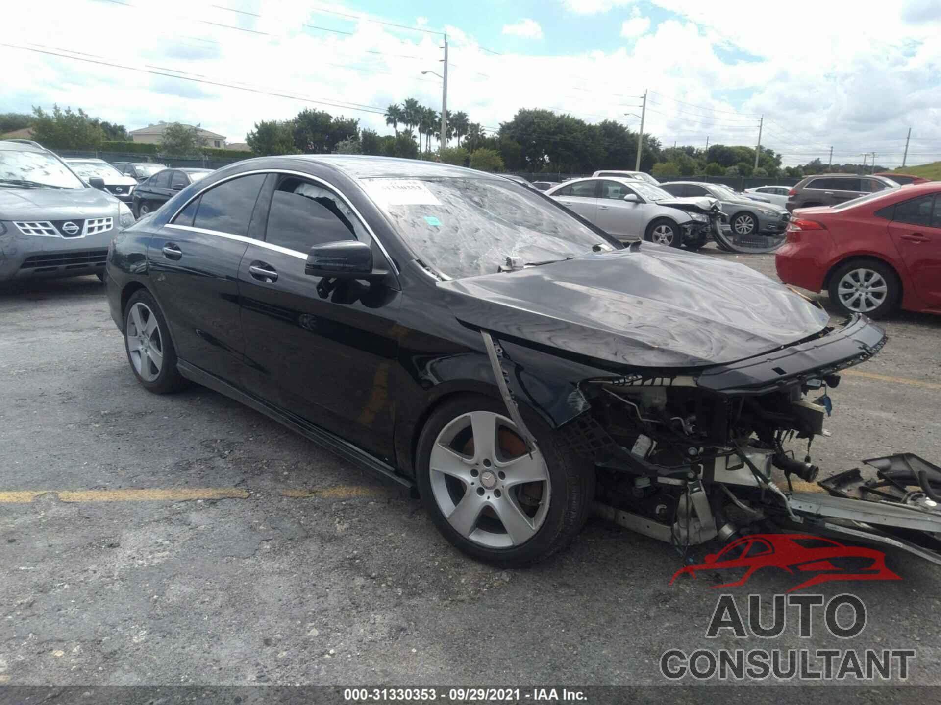 MERCEDES-BENZ CLA 2016 - WDDSJ4EB9GN338698