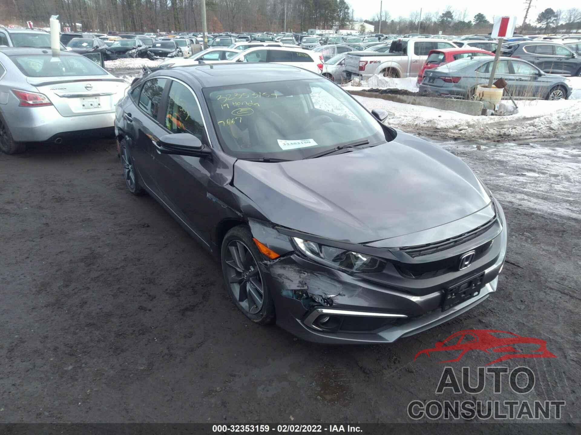 HONDA CIVIC SEDAN 2019 - 19XFC1F78KE202915