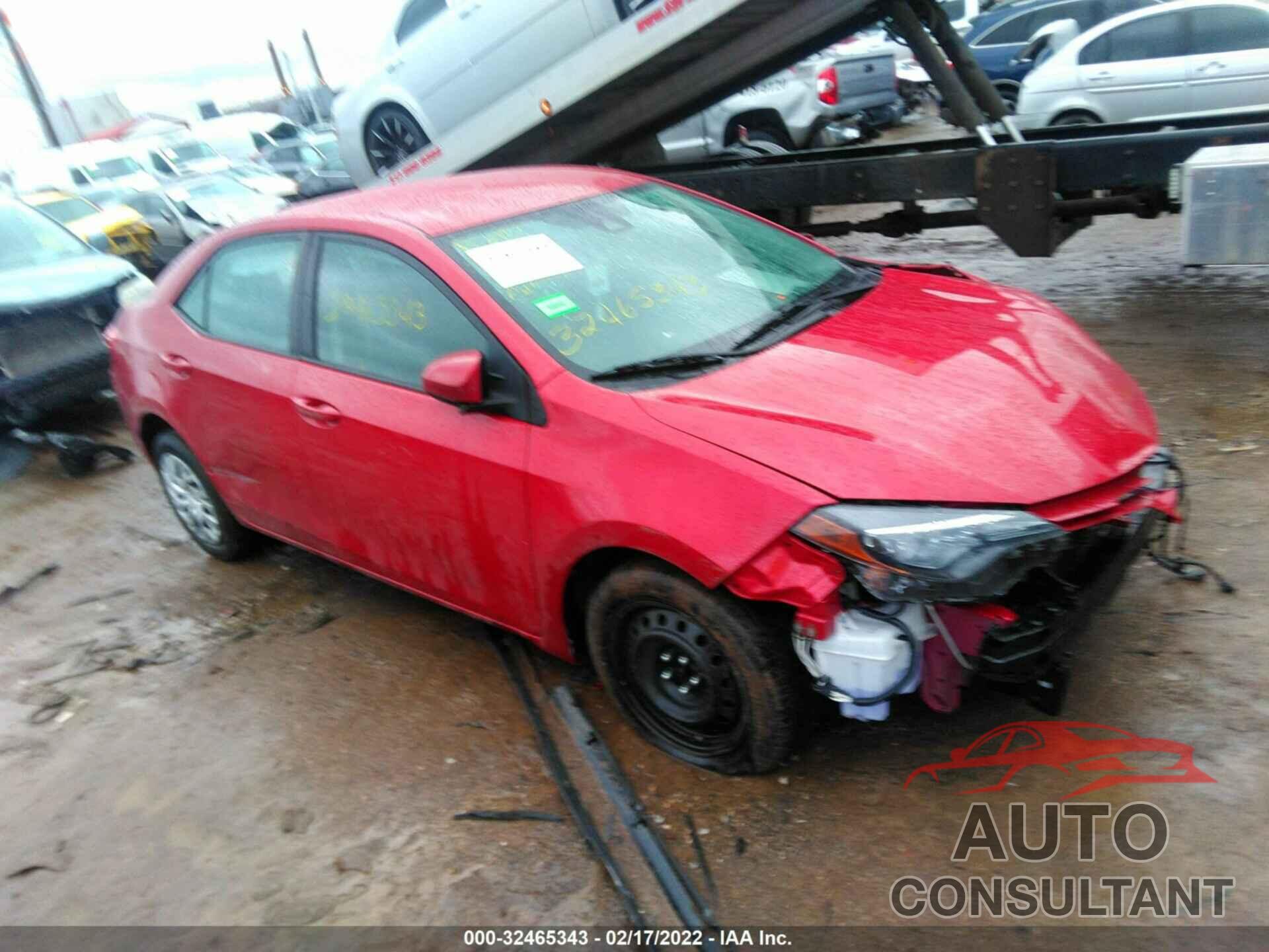 TOYOTA COROLLA 2019 - 2T1BURHE0KC133187