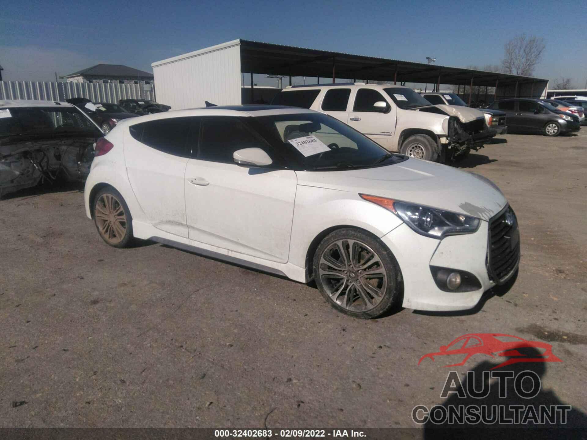 HYUNDAI VELOSTER 2016 - KMHTC6AE0GU299618