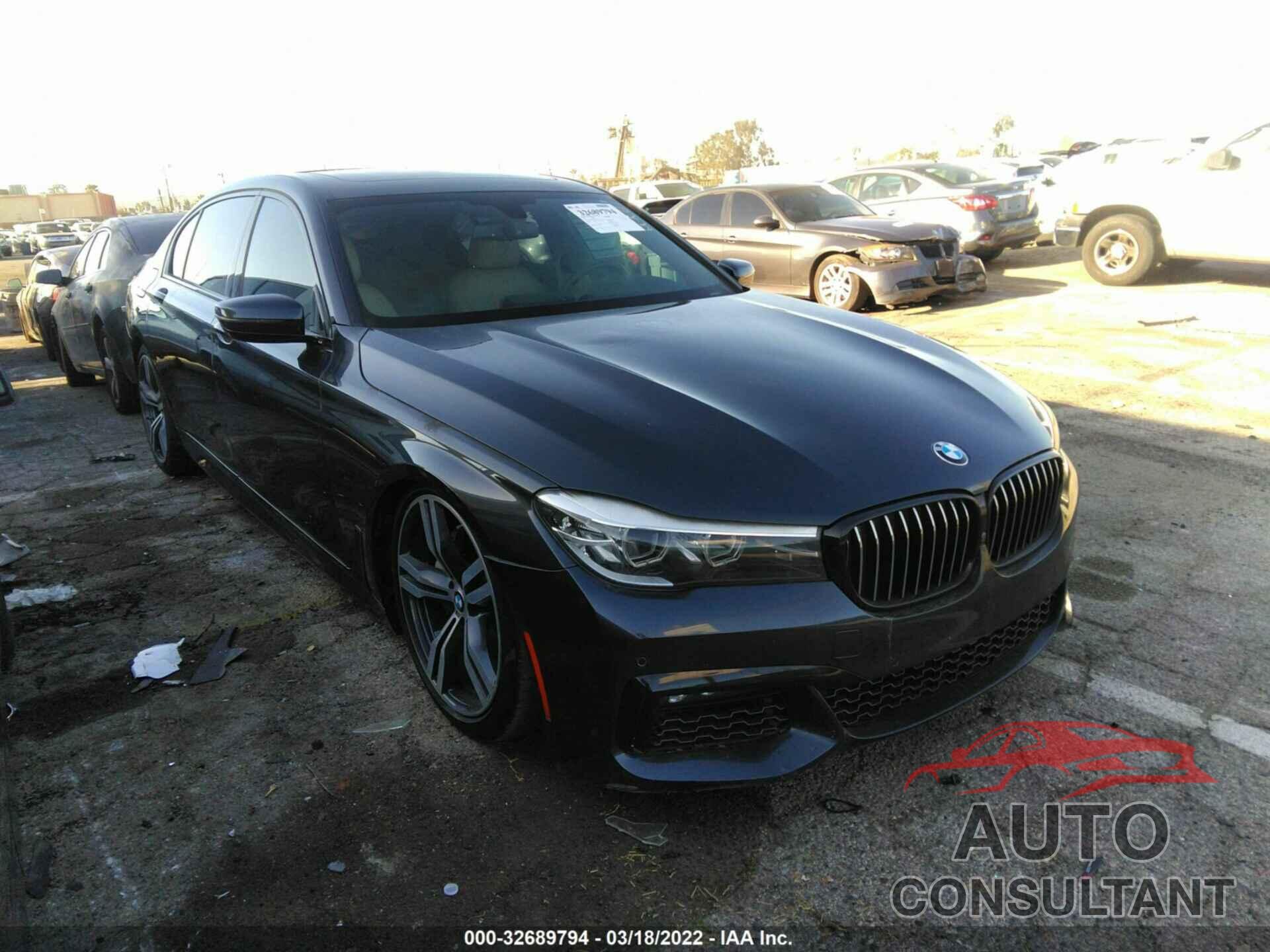 BMW 7 SERIES 2016 - WBA7E2C5XGG504444