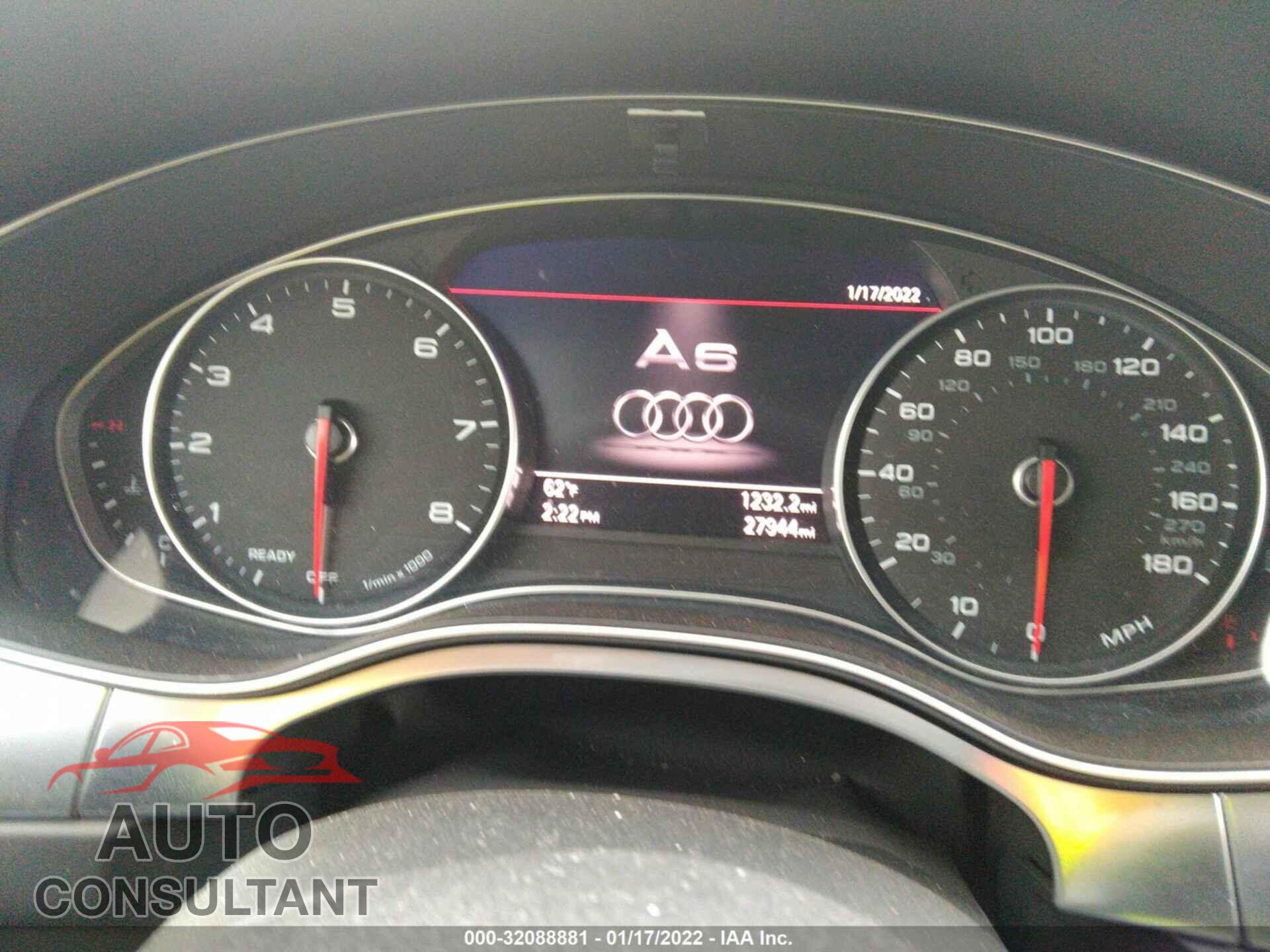 AUDI A6 2016 - WAUGFAFC7GN028070