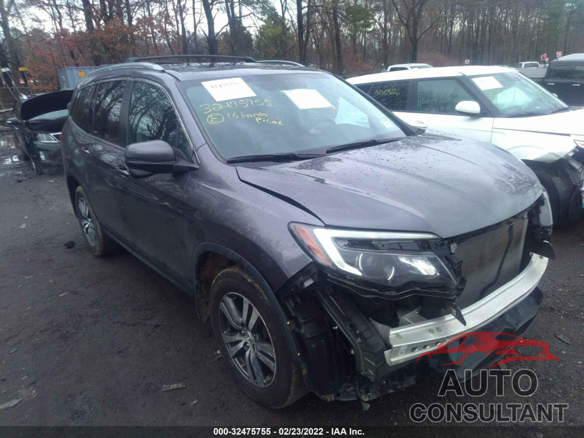 HONDA PILOT 2016 - 5FNYF6H55GB093307