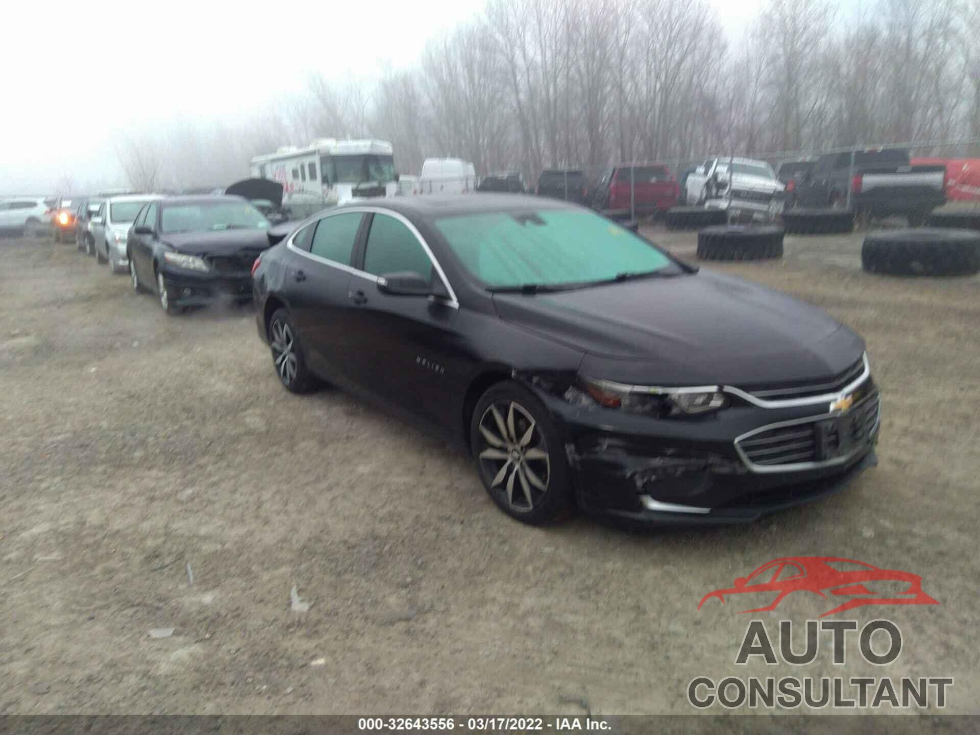 CHEVROLET MALIBU 2017 - 1G1ZE5ST9HF160389