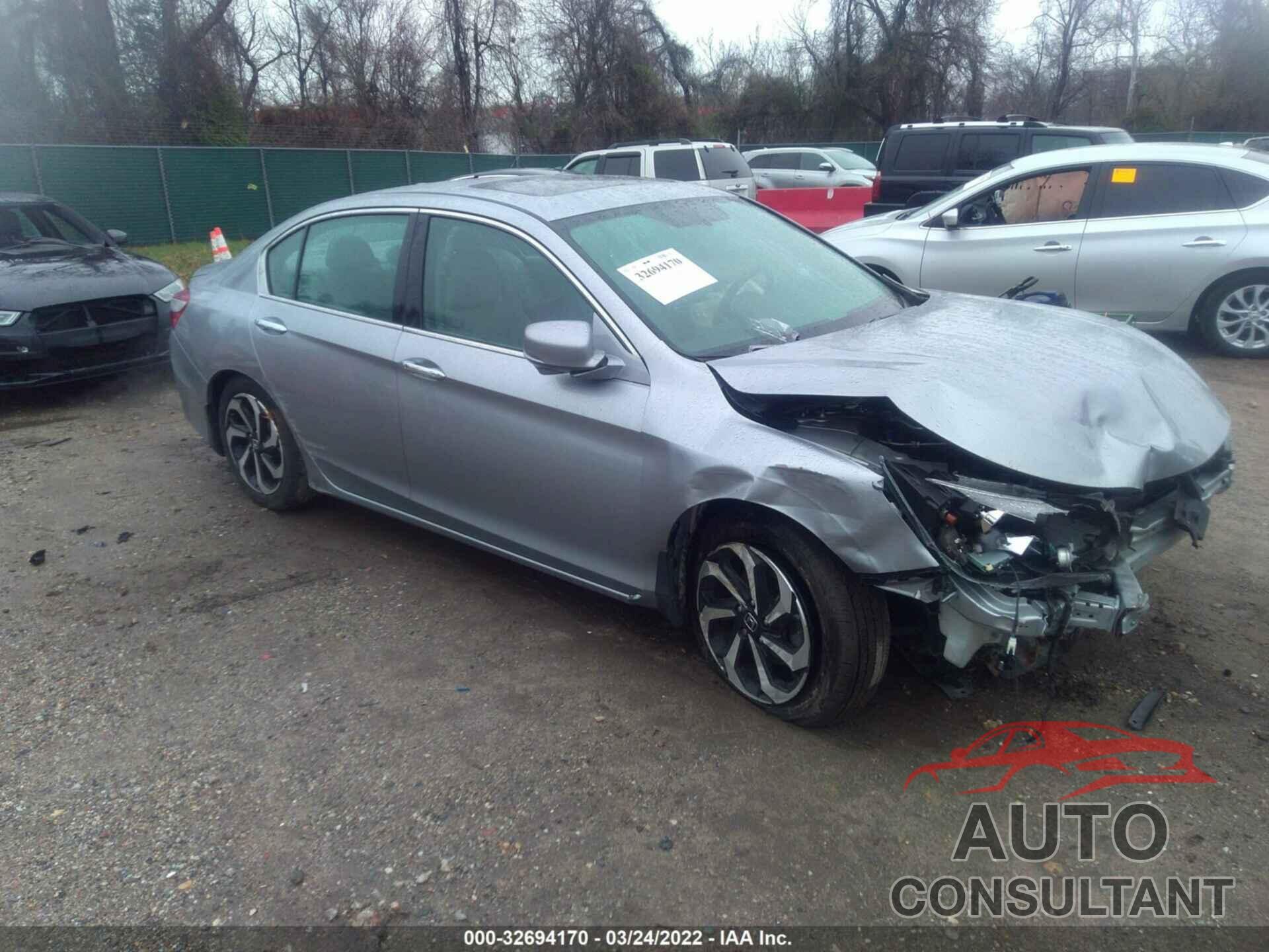 HONDA ACCORD SEDAN 2016 - 1HGCR3F89GA009951