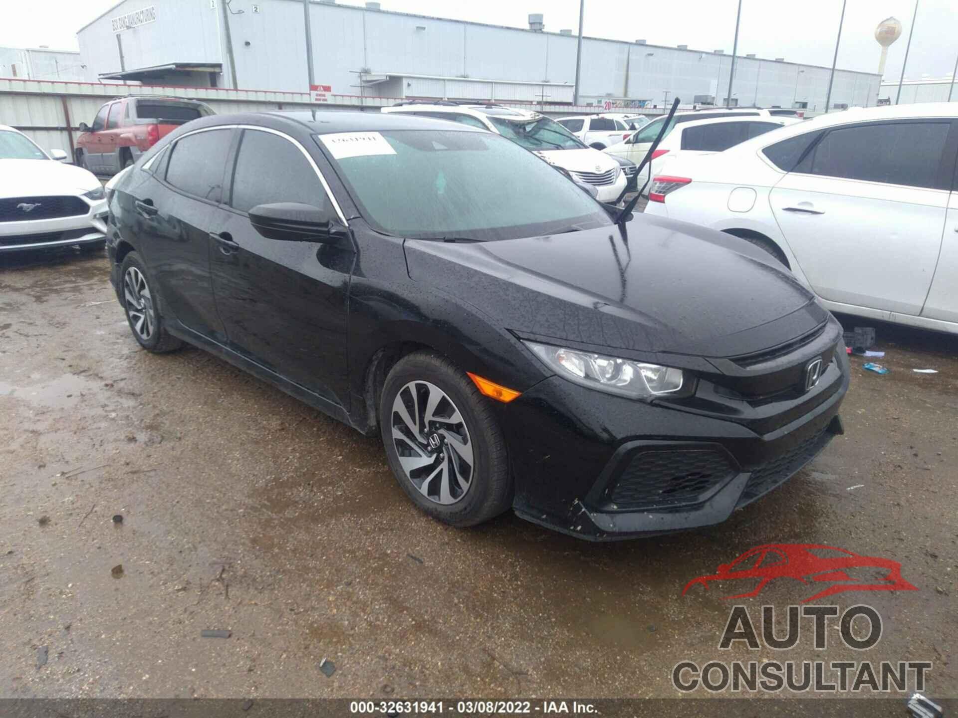 HONDA CIVIC HATCHBACK 2019 - SHHFK7H36KU211928
