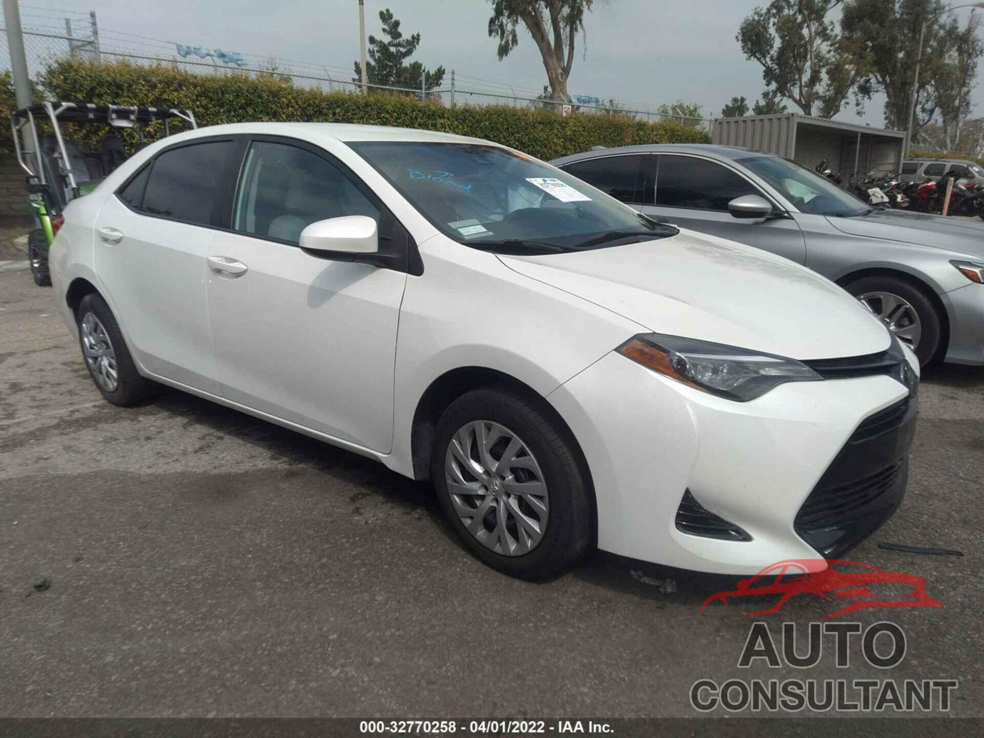 TOYOTA COROLLA 2019 - 5YFBURHEXKP872731