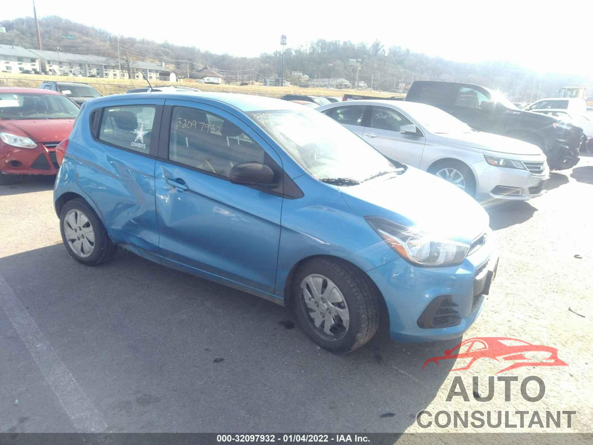 CHEVROLET SPARK 2017 - KL8CB6SA0HC768967